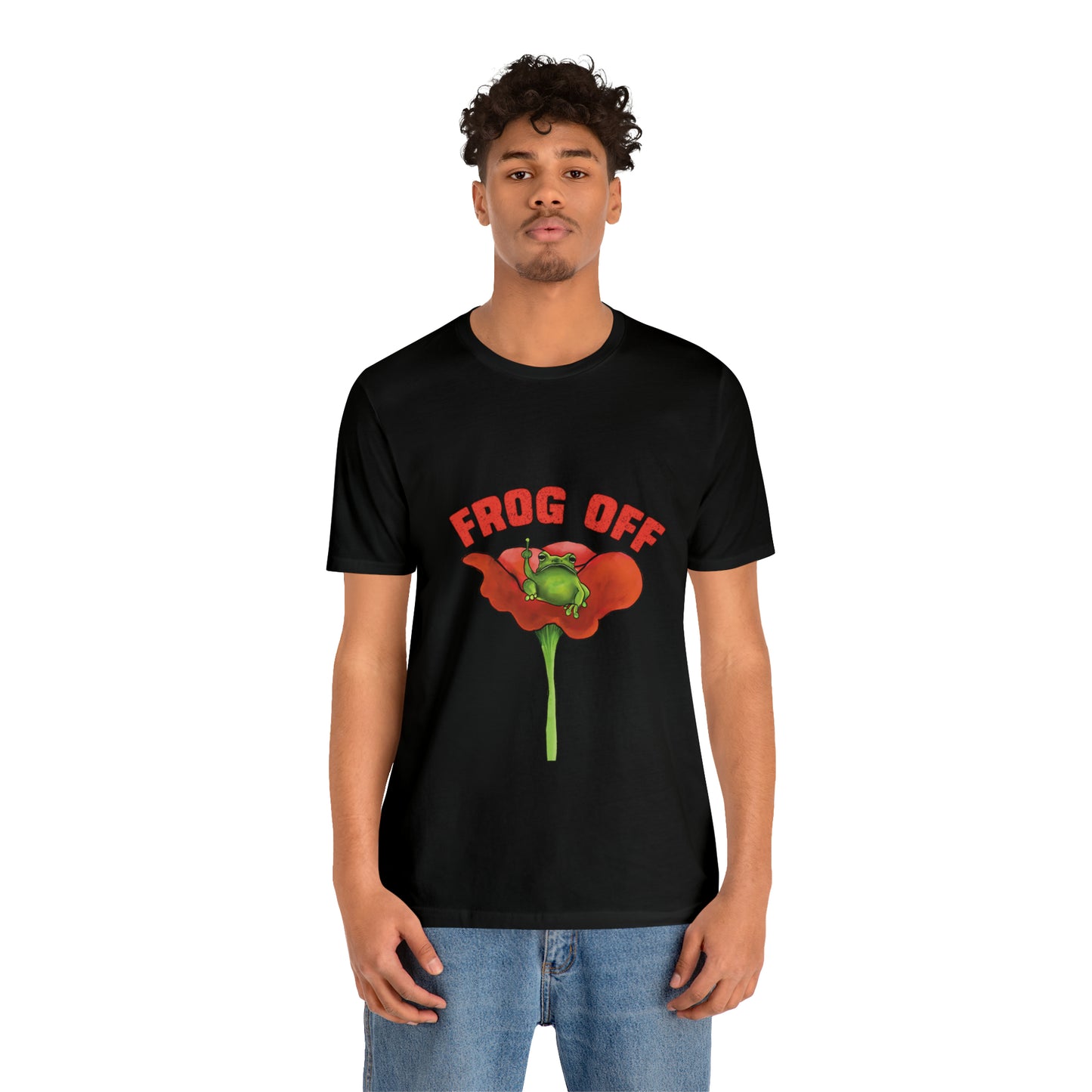 Cute Funny Frog Off T Shirt, funny Graphic Tee, Cute Funny Grumpy Frog, Frog Toad Aesthetic, Cute frogcore funny pun frog offf