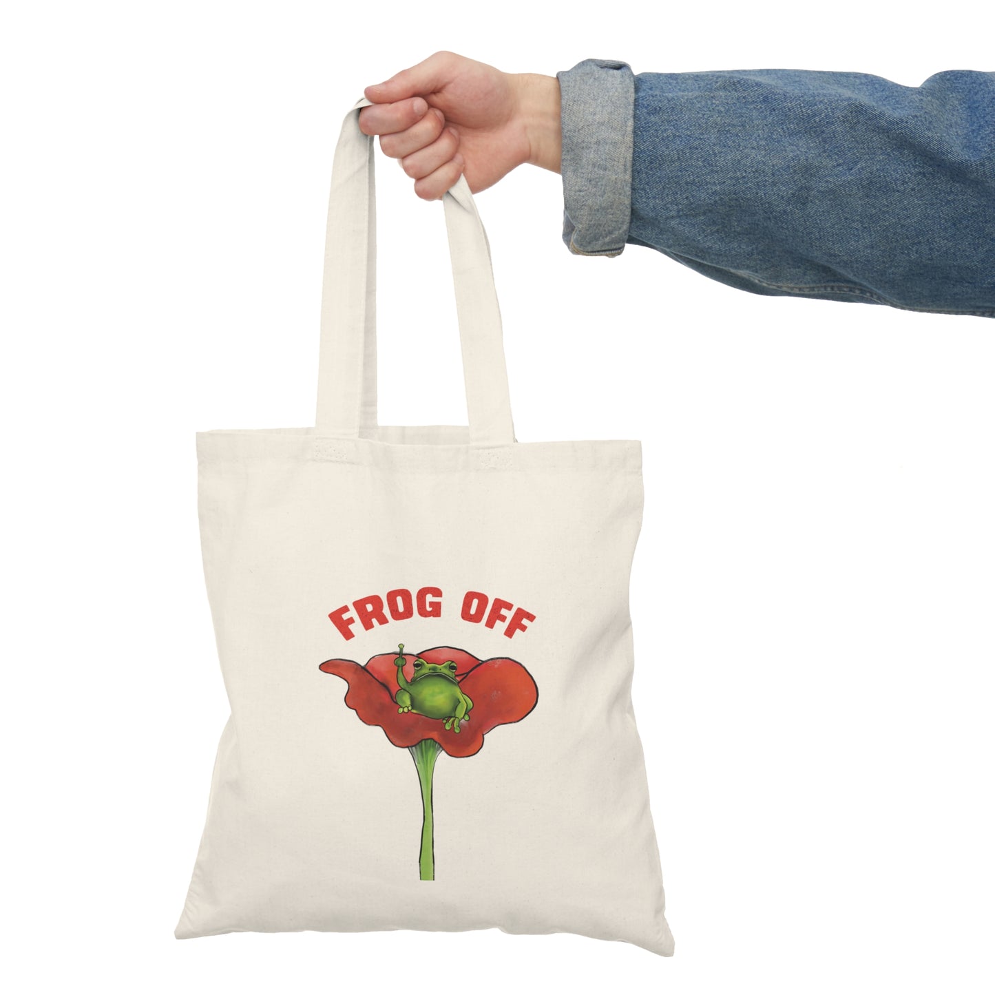 Frog Off Tote Bag