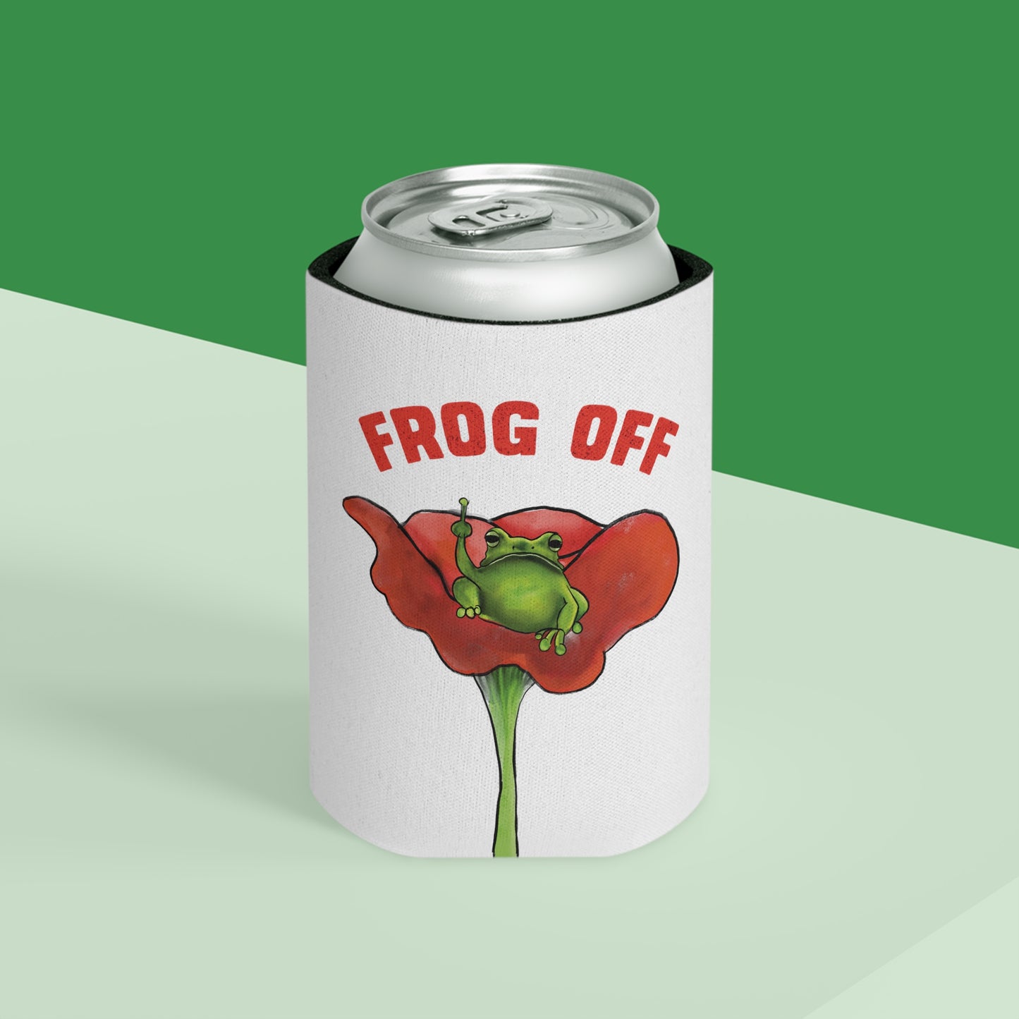 Frog Off Can Cooler