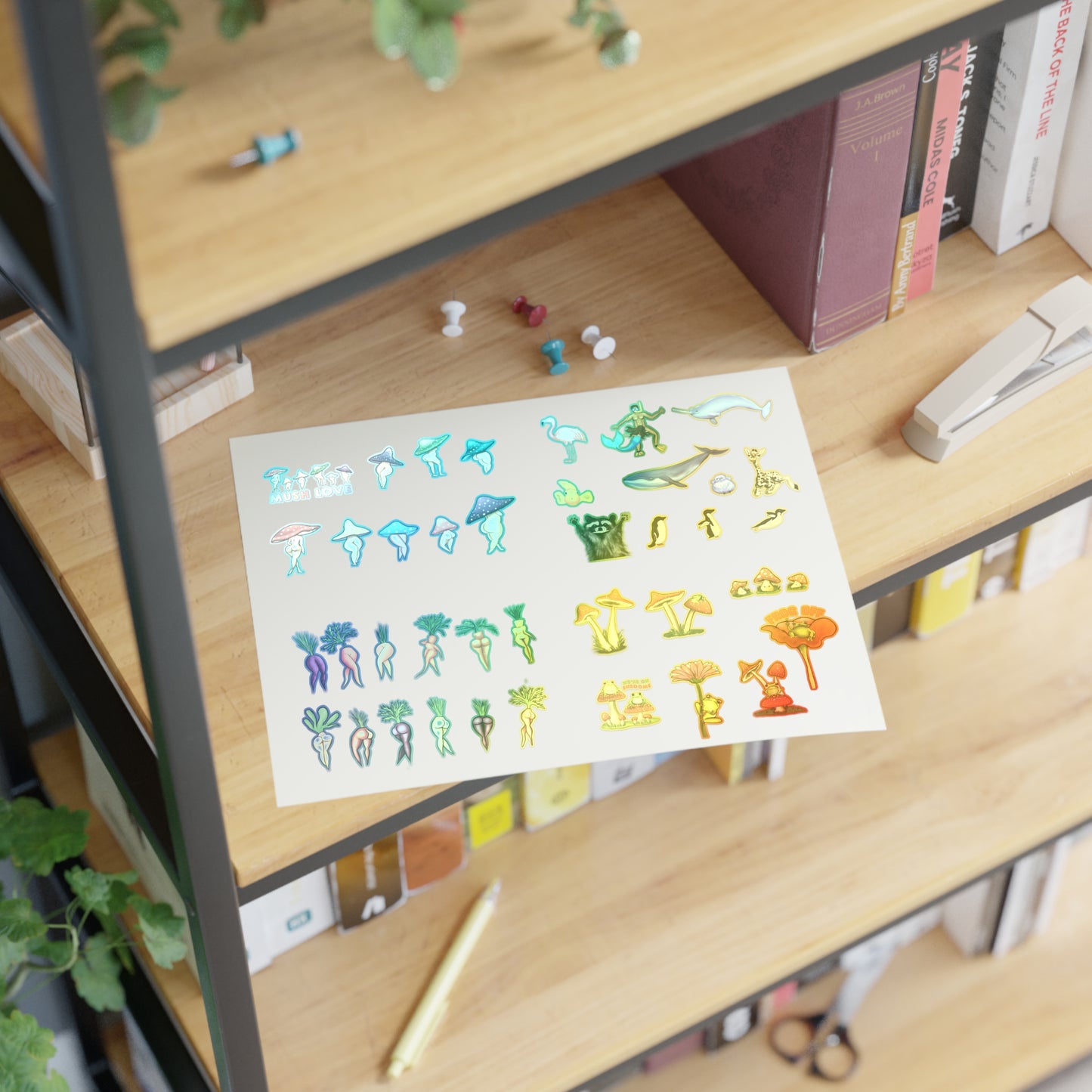 Random Assortment of Fun Sticker Sheet