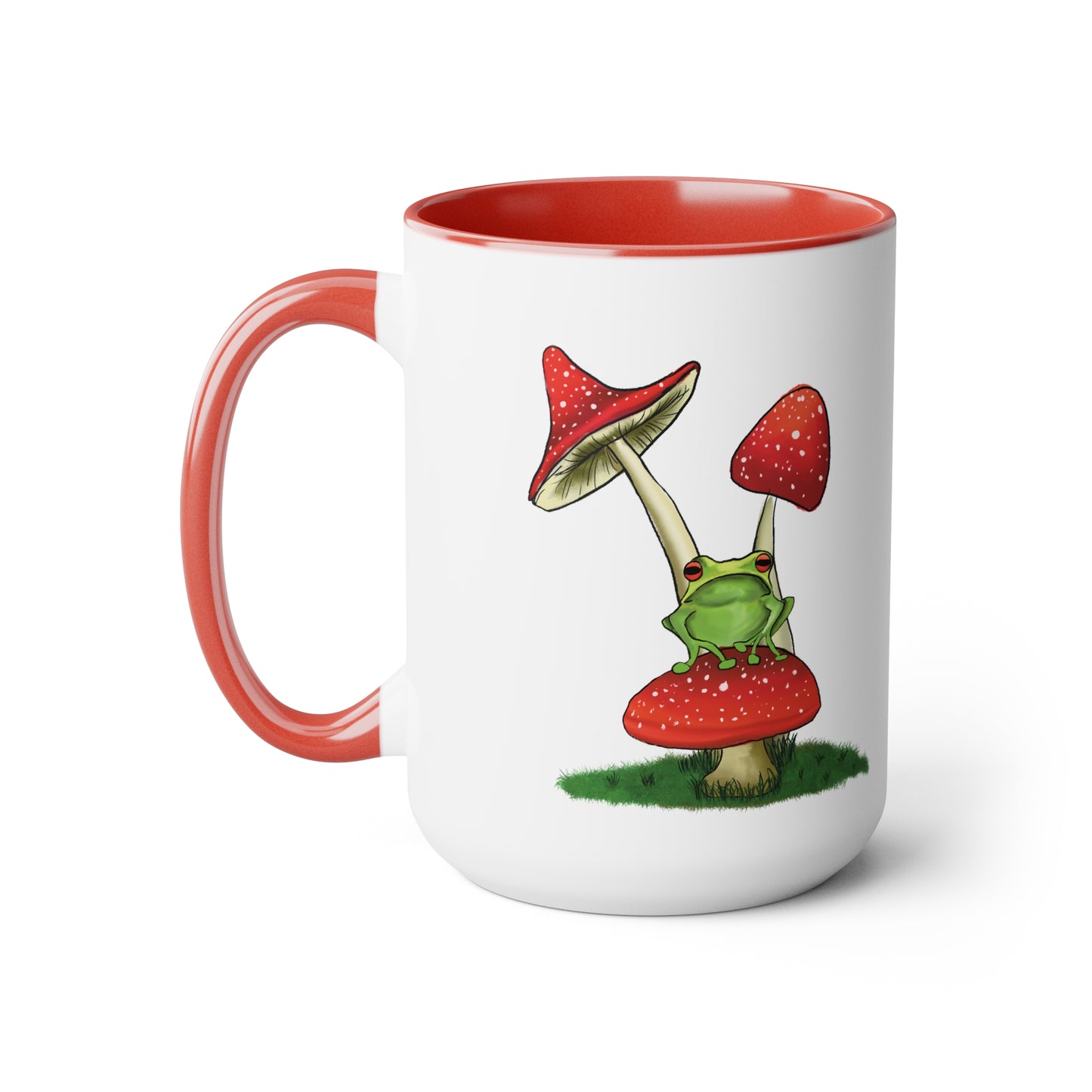 Frog and Mushroom Mug