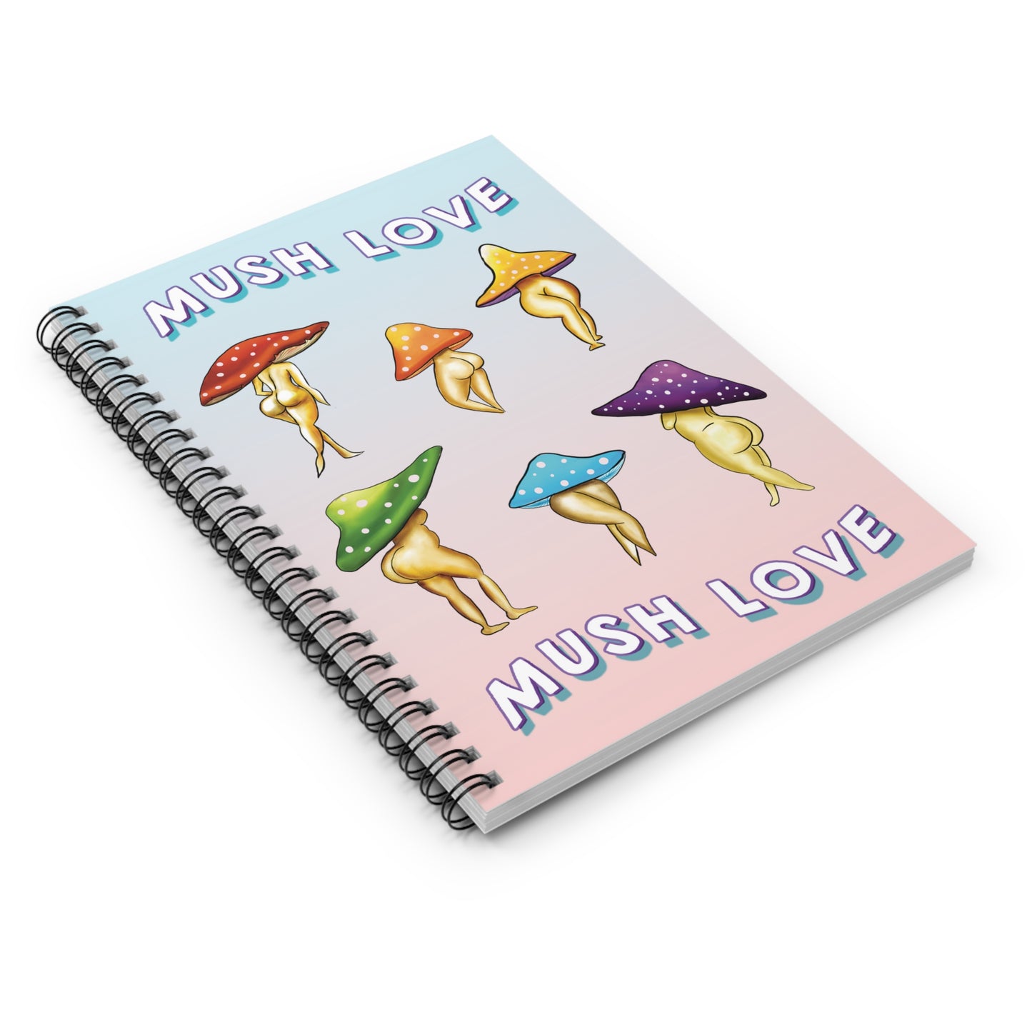 Mush Love Spiral Notebook