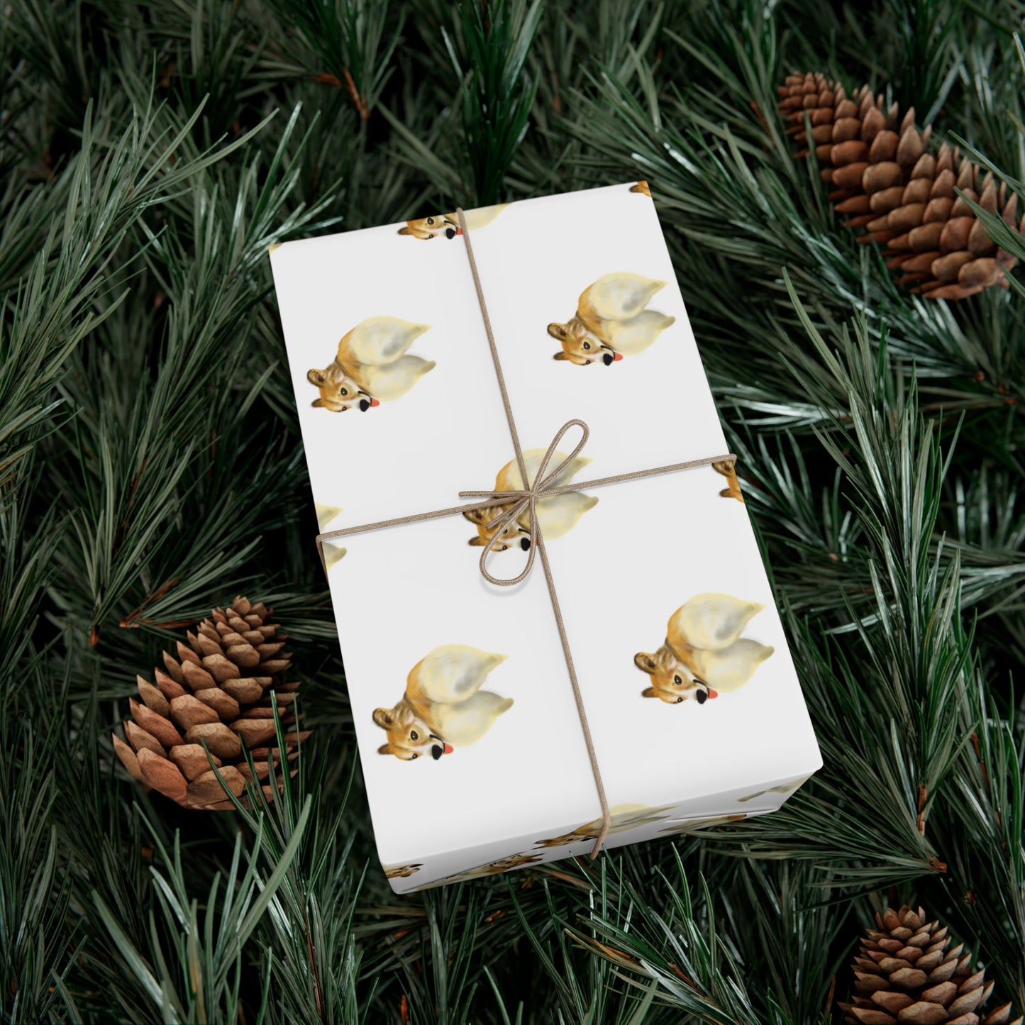 Corgi Butt Wrapping Paper Gift for Friend, Pet Lover Cute Funny Corgi Butt, gift wrap paper