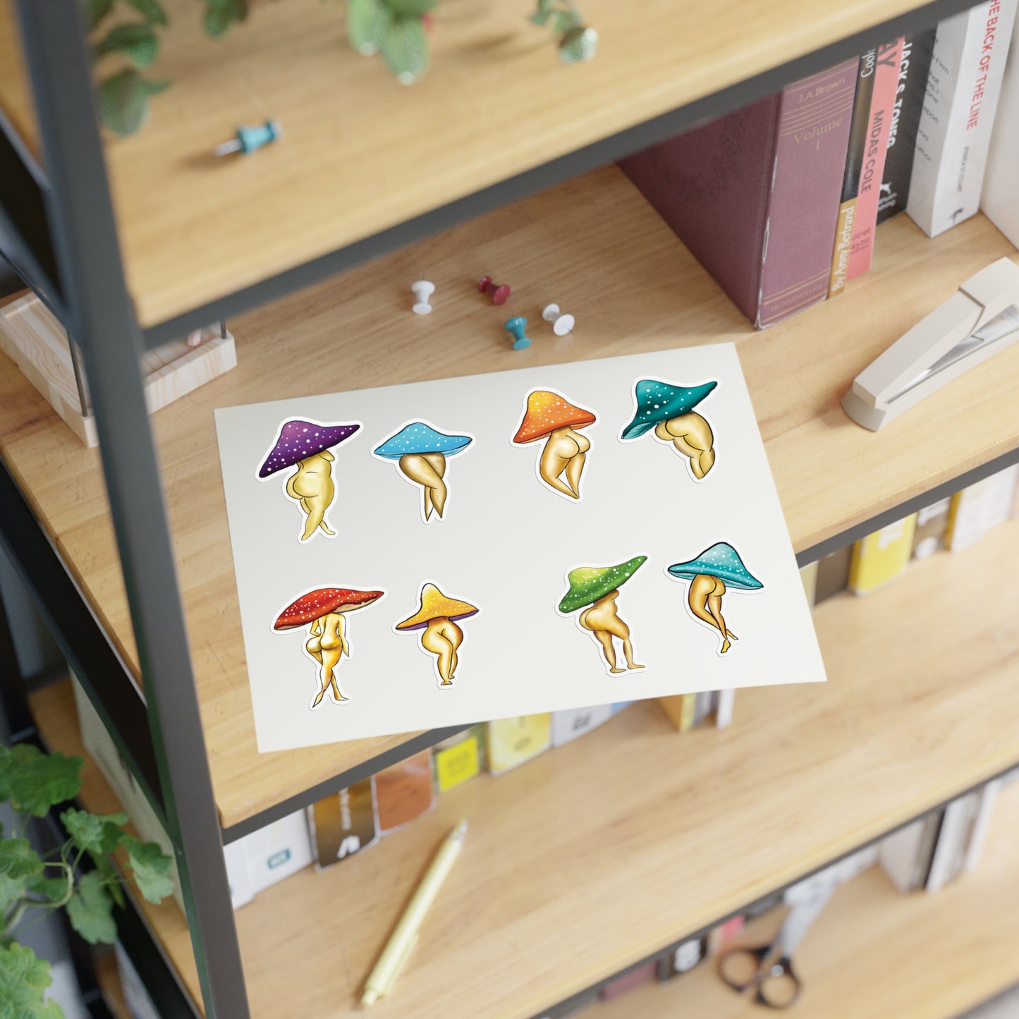 Shroom Ladies Sticker Sheet
