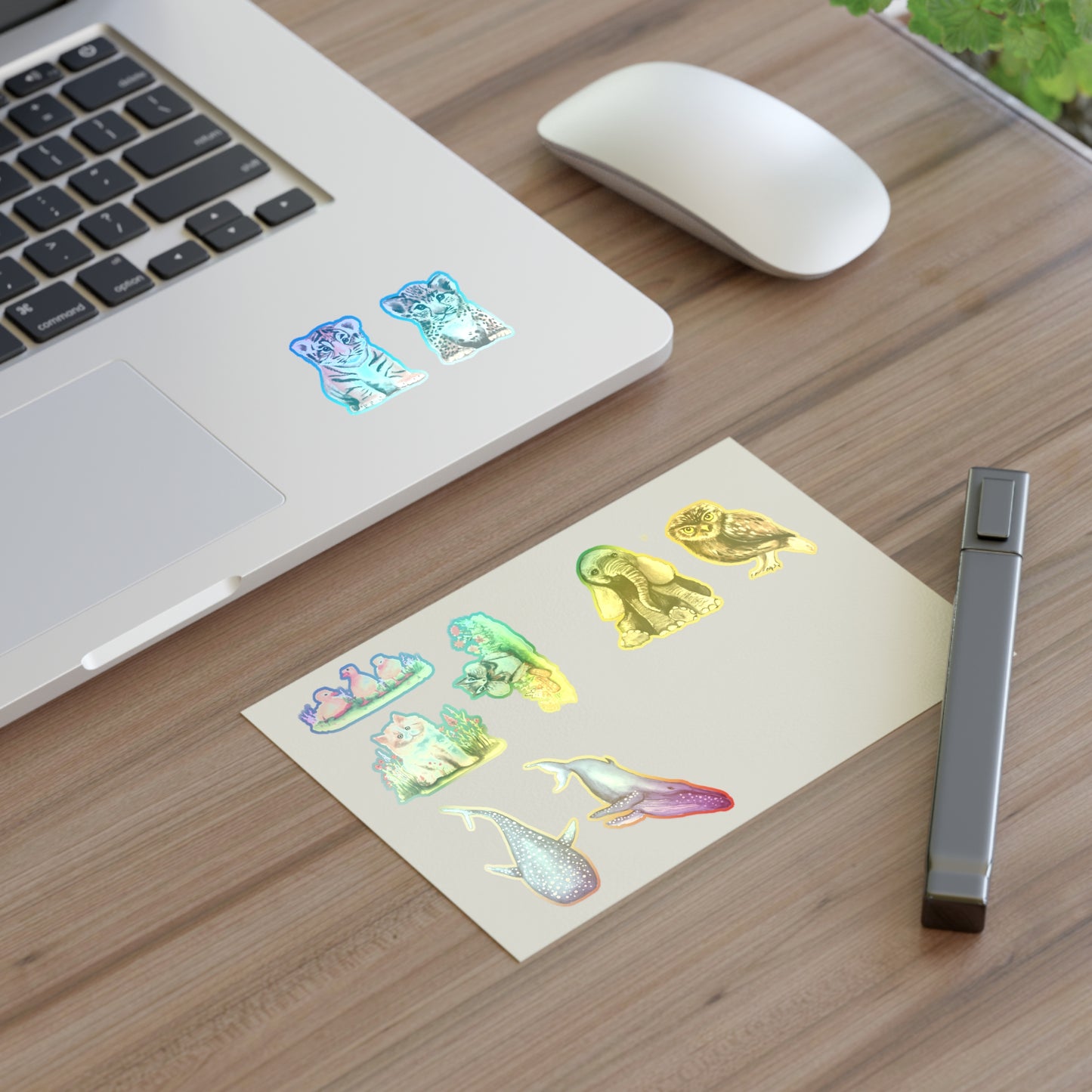 Cute Watercolor Baby Animal Stickers, Die Cut Cute Adorable Sticker sheet, Sticker bundle Sheet, stickers for kids