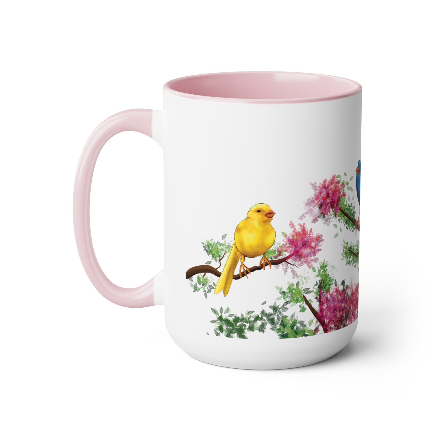 Colorful Birds and Flowers Mug