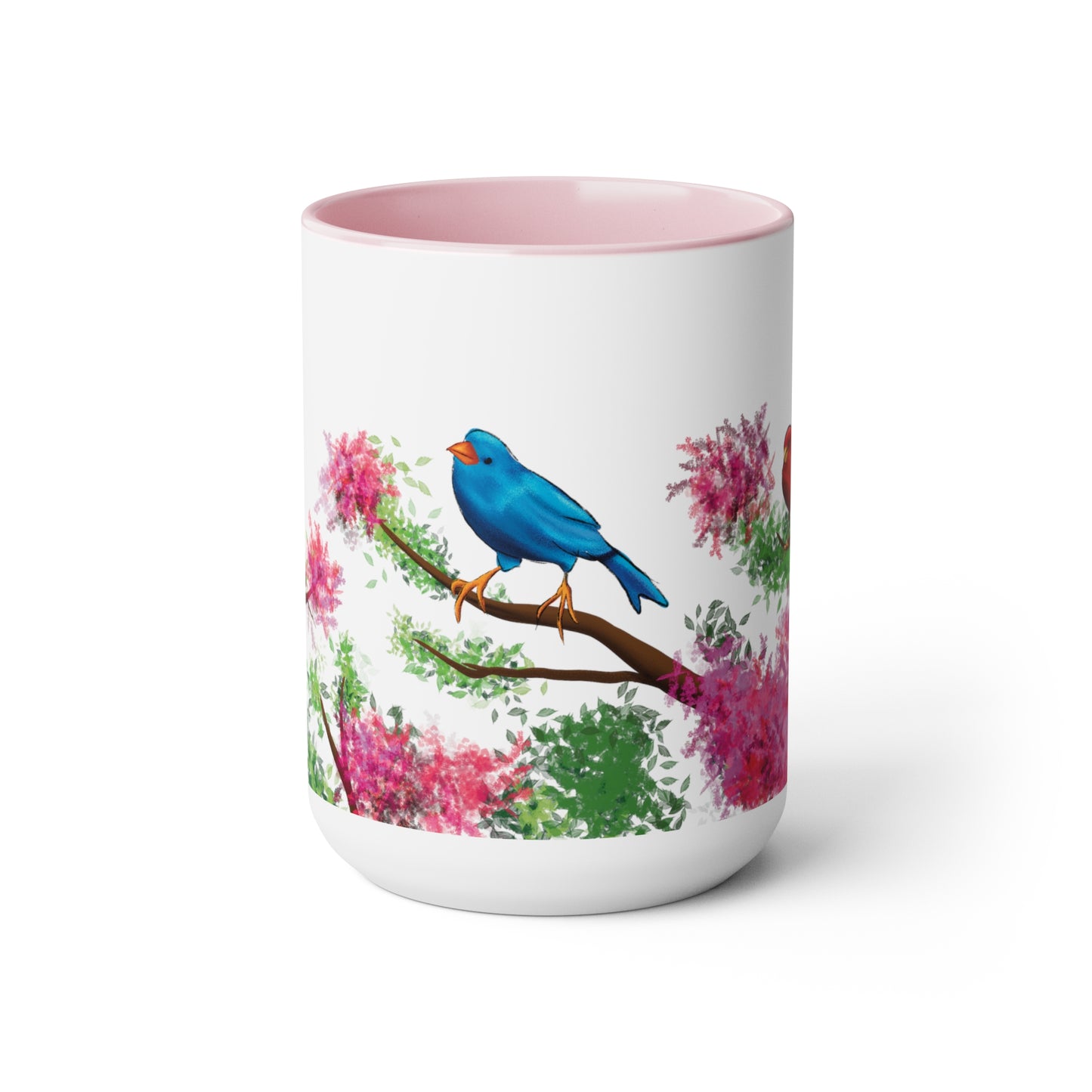 Colorful Birds and Flowers Mug