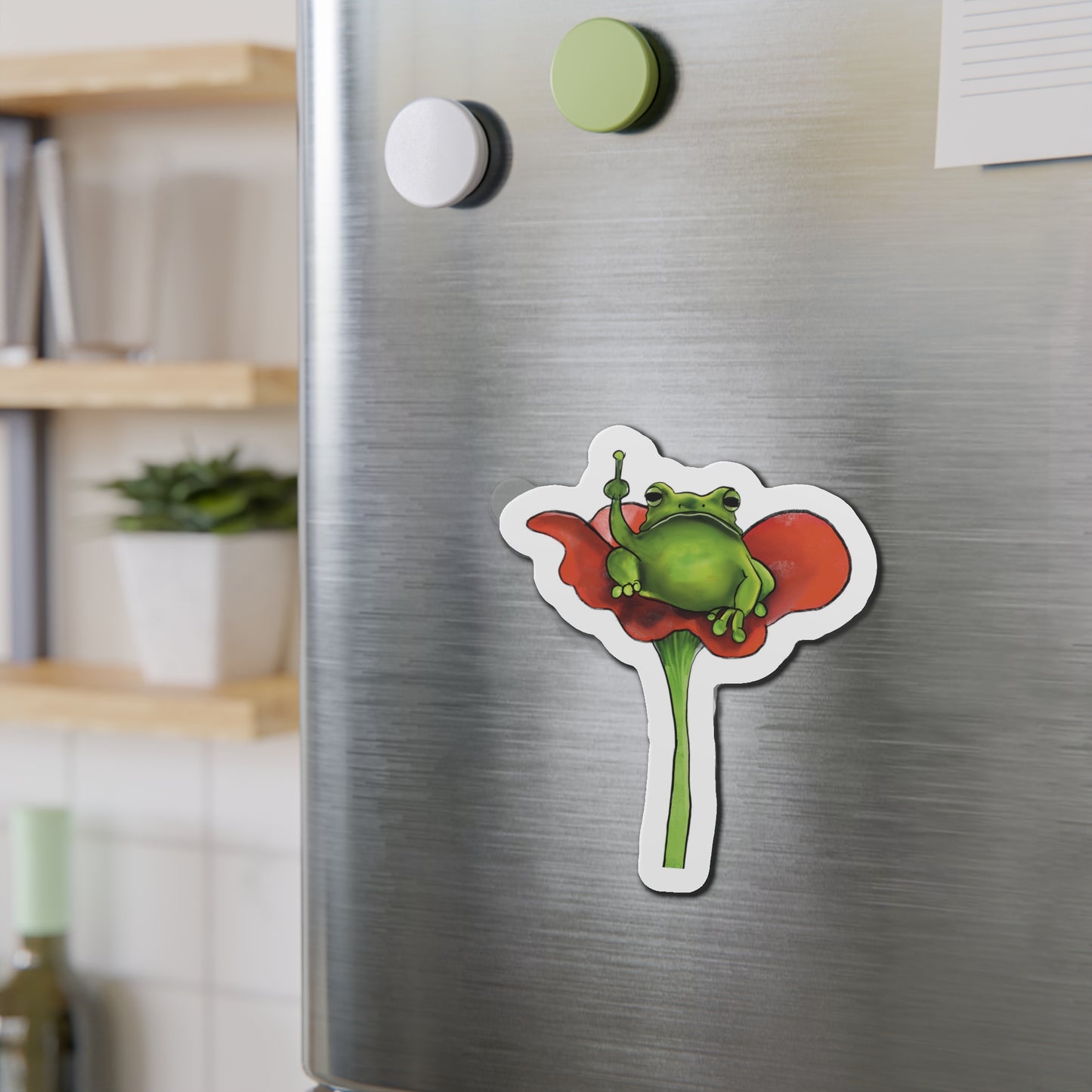 Angry Frog Magnet