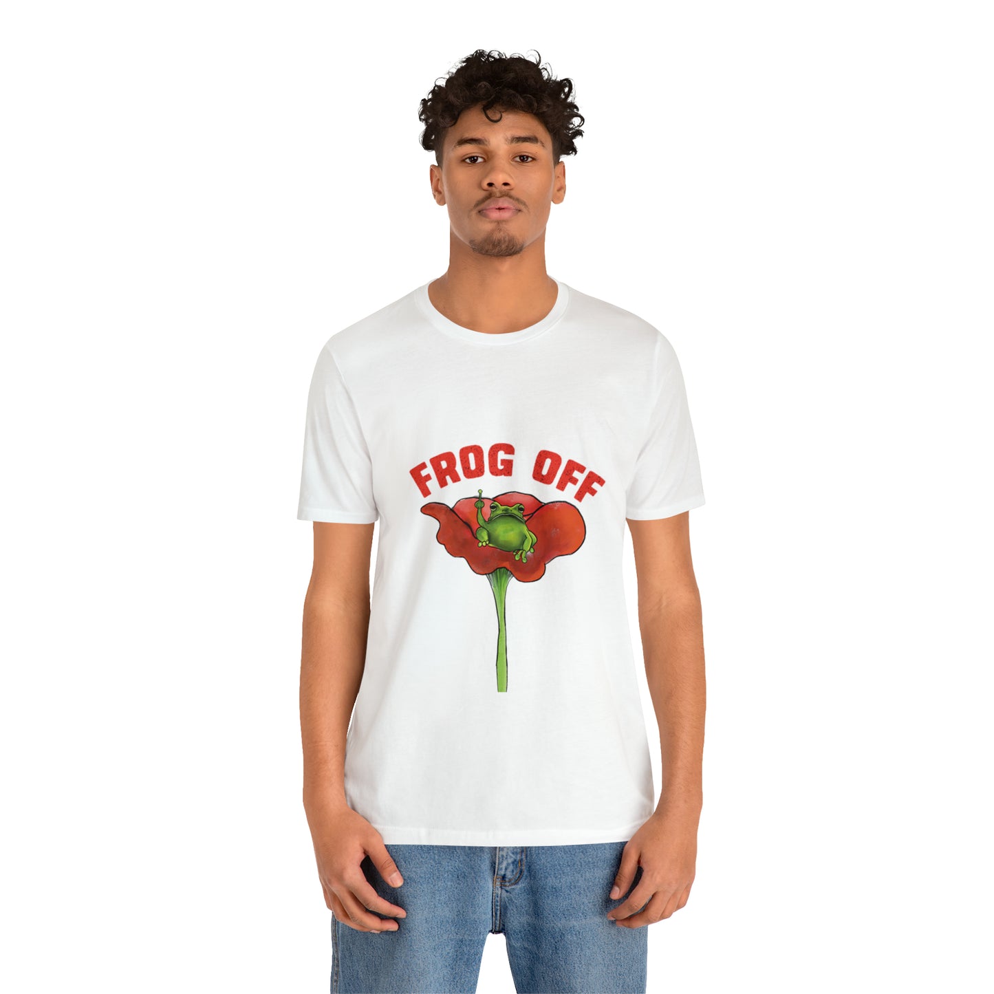 Cute Funny Frog Off T Shirt, funny Graphic Tee, Cute Funny Grumpy Frog, Frog Toad Aesthetic, Cute frogcore funny pun frog offf