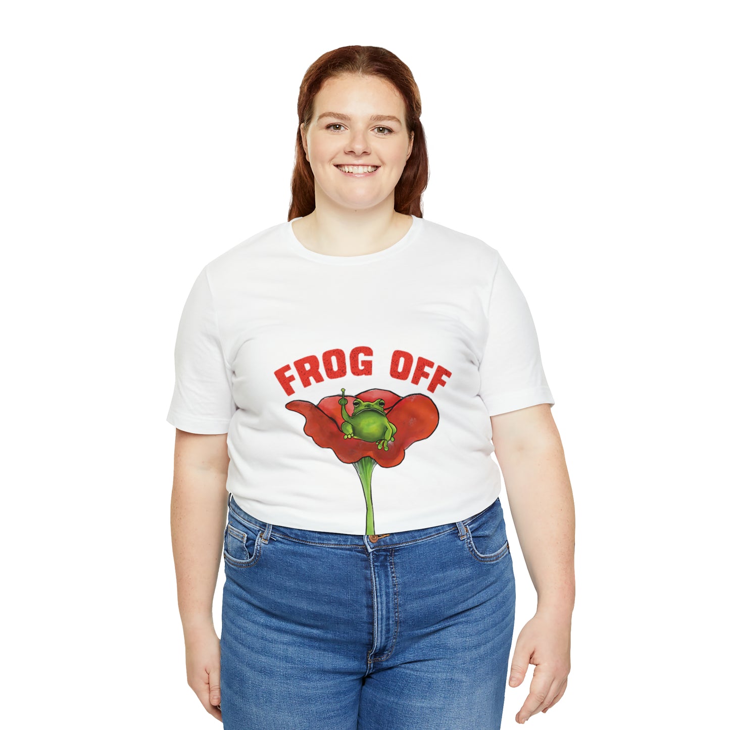 Cute Funny Frog Off T Shirt, funny Graphic Tee, Cute Funny Grumpy Frog, Frog Toad Aesthetic, Cute frogcore funny pun frog offf