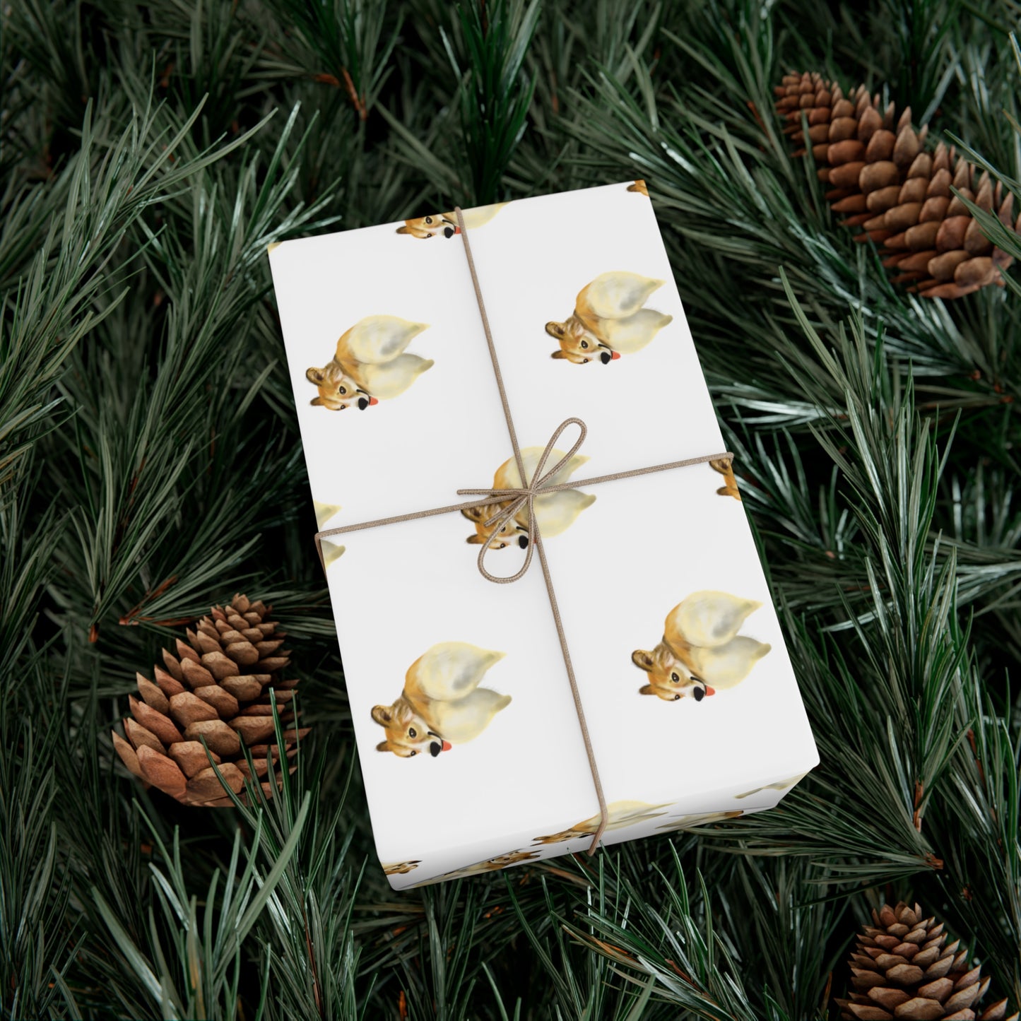 Corgi Butt Wrapping Paper Gift for Friend, Pet Lover Cute Funny Corgi Butt, gift wrap paper