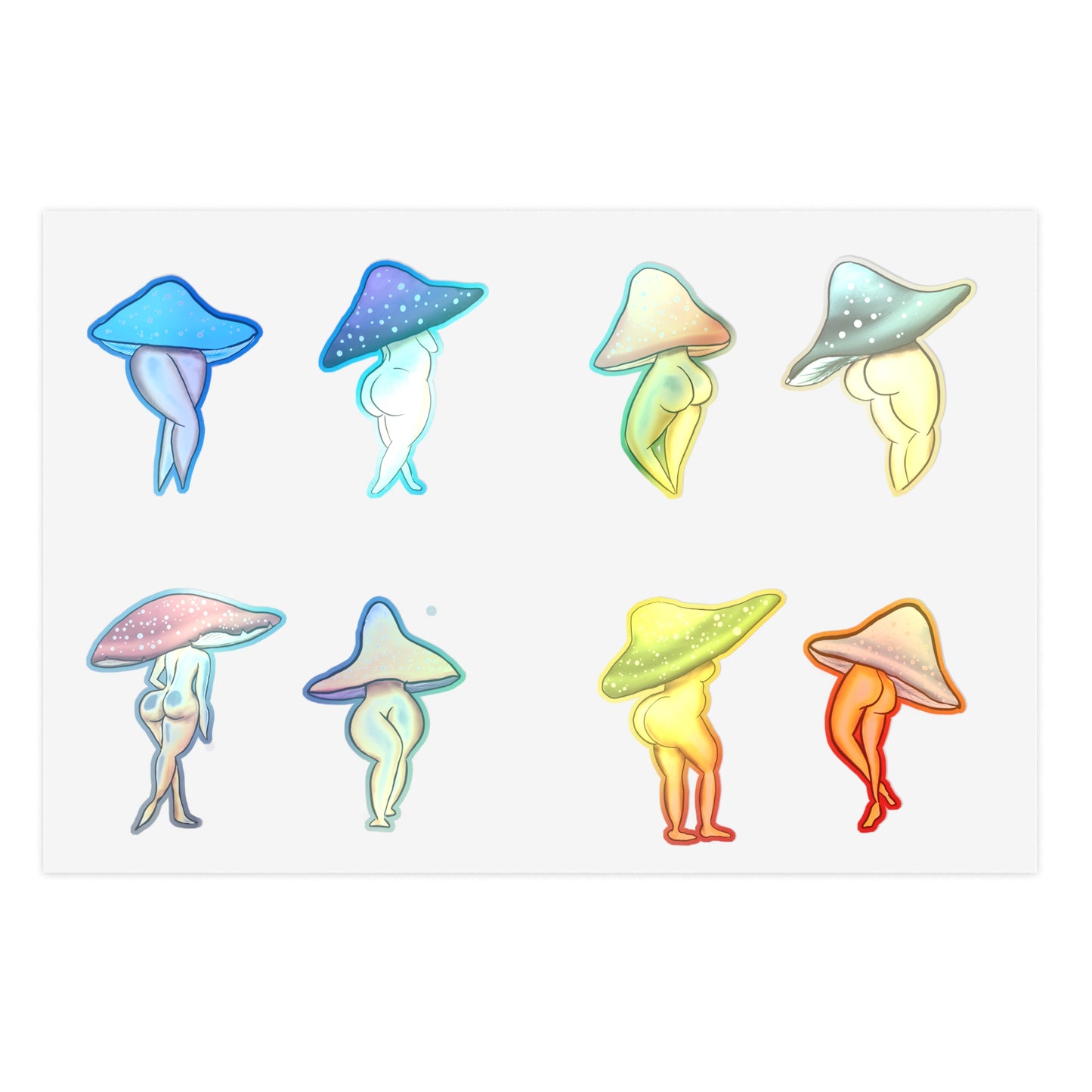 Shroom Ladies Sticker Sheet