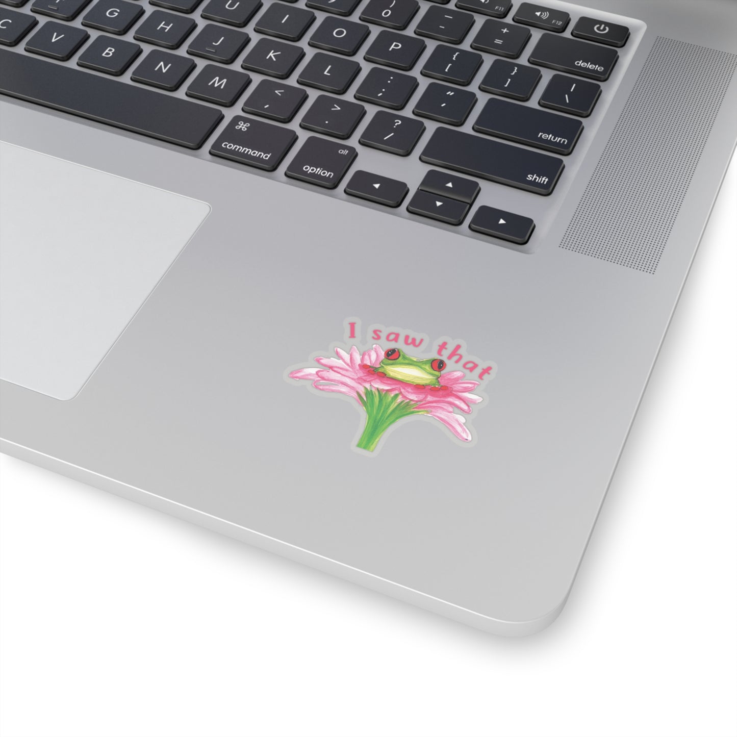 Cute Watercolor Frog I Saw that Sticker, Watercolor cute frog sticker, animal sticker, adorable frog sticker