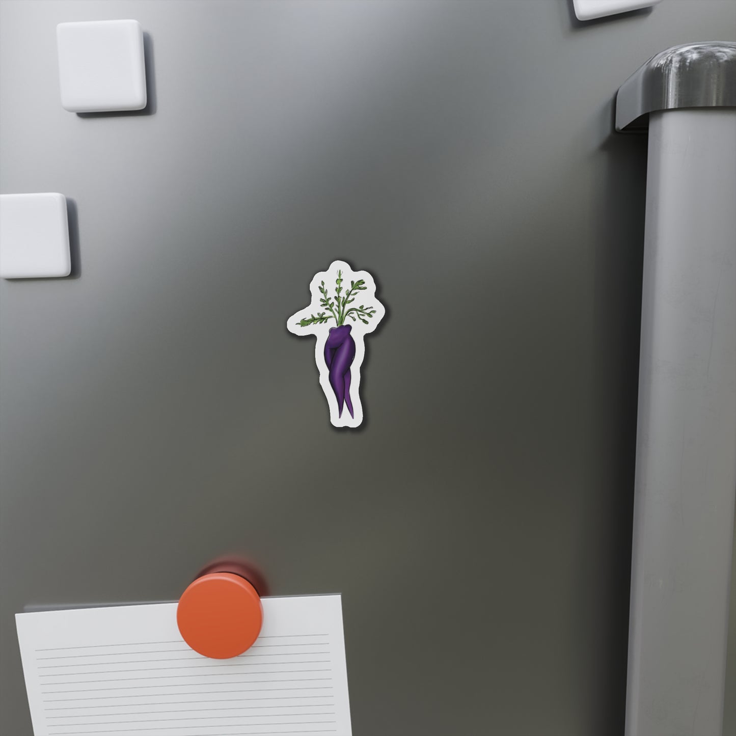 Sexy Purple Carrot Fridge Magnet