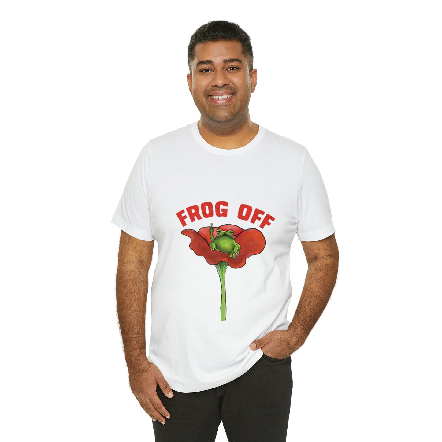 Cute Funny Frog Off T Shirt, funny Graphic Tee, Cute Funny Grumpy Frog, Frog Toad Aesthetic, Cute frogcore funny pun frog offf