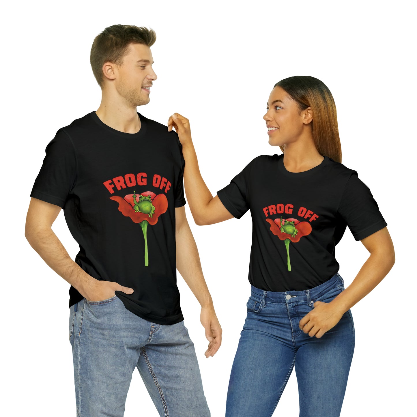 Cute Funny Frog Off T Shirt, funny Graphic Tee, Cute Funny Grumpy Frog, Frog Toad Aesthetic, Cute frogcore funny pun frog offf