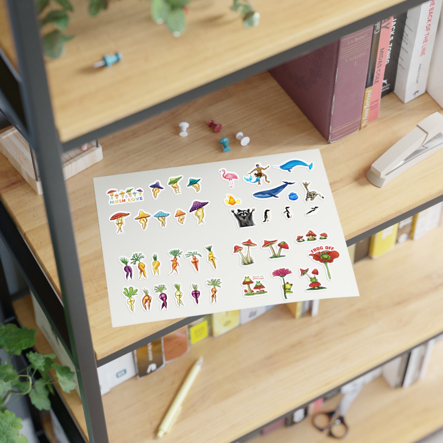 Random Assortment of Fun Sticker Sheet