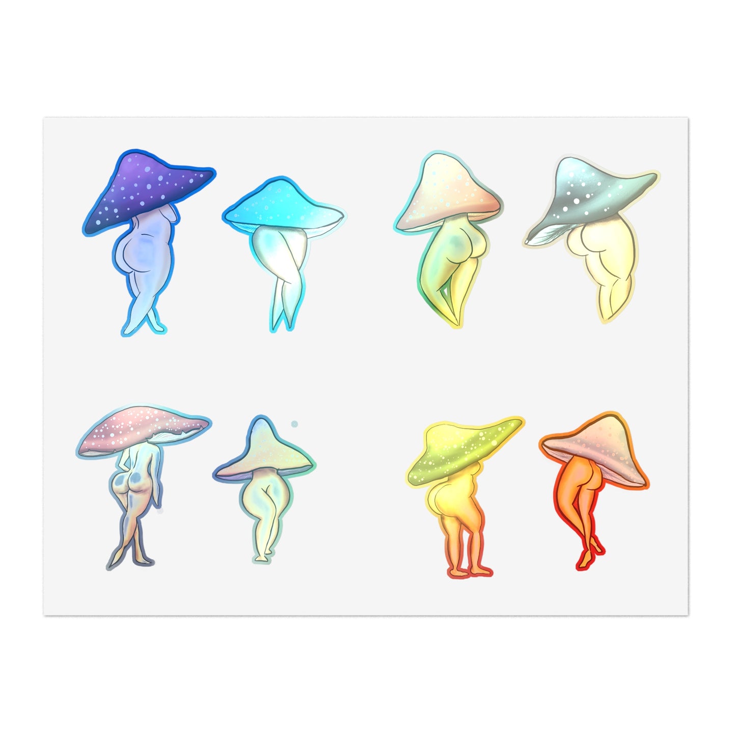 Shroom Ladies Sticker Sheet