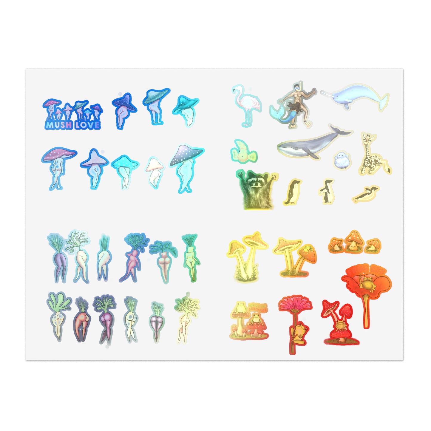 Random Assortment of Fun Sticker Sheet