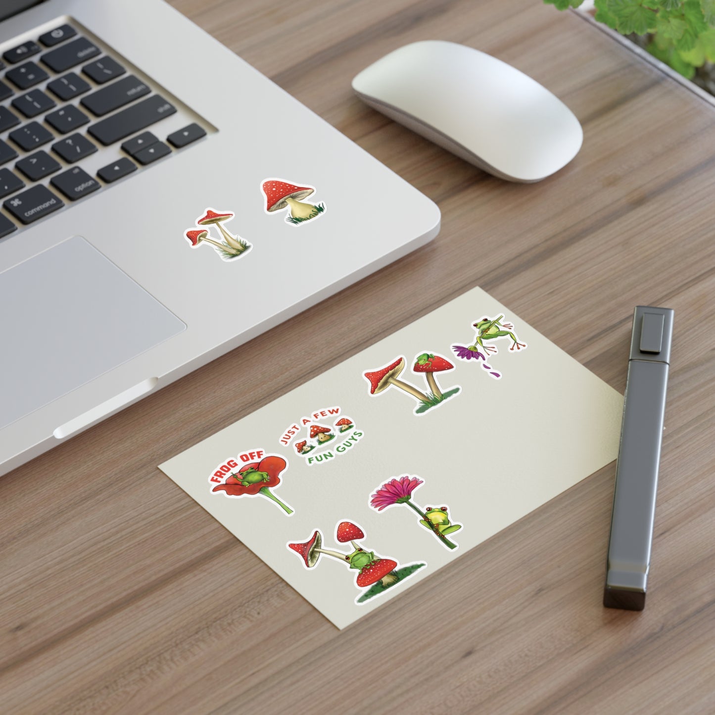 Frog And Shroom Sticker Sheet