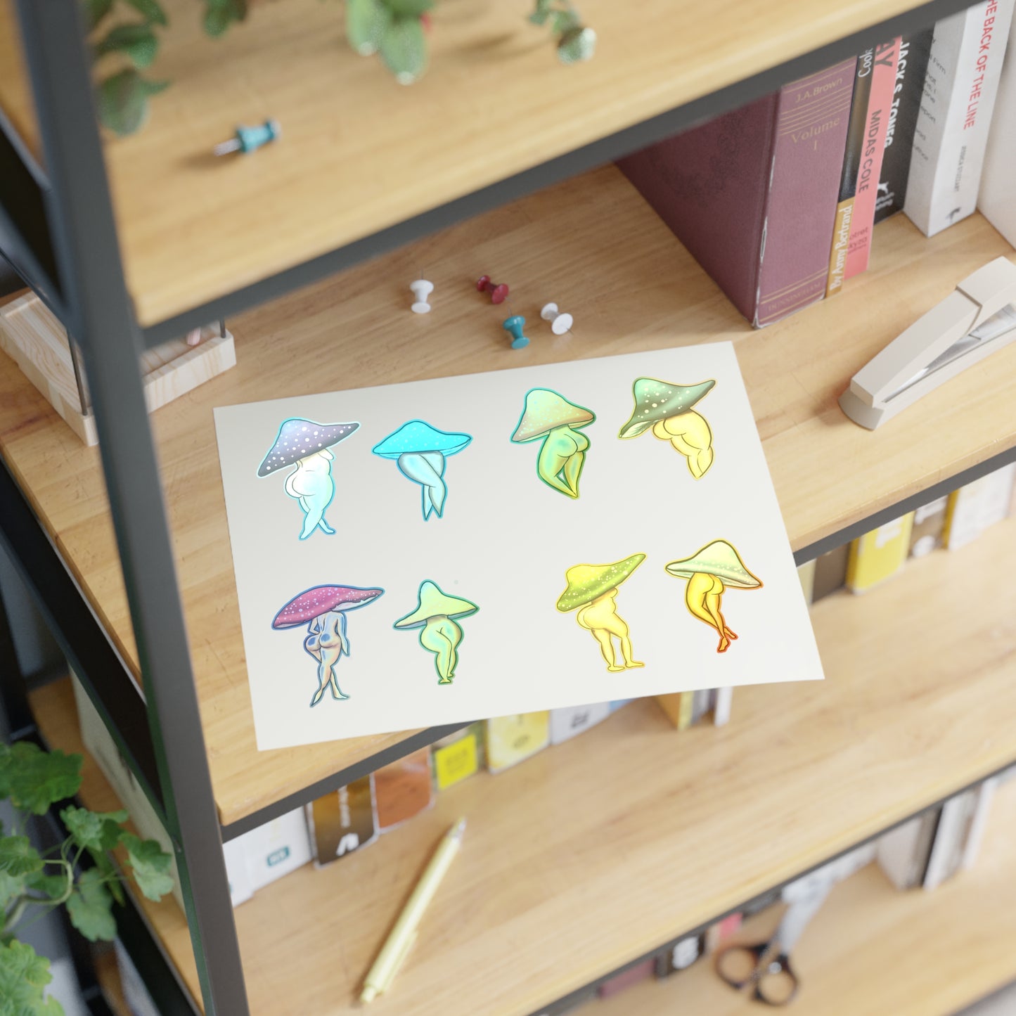 Shroom Ladies Sticker Sheet