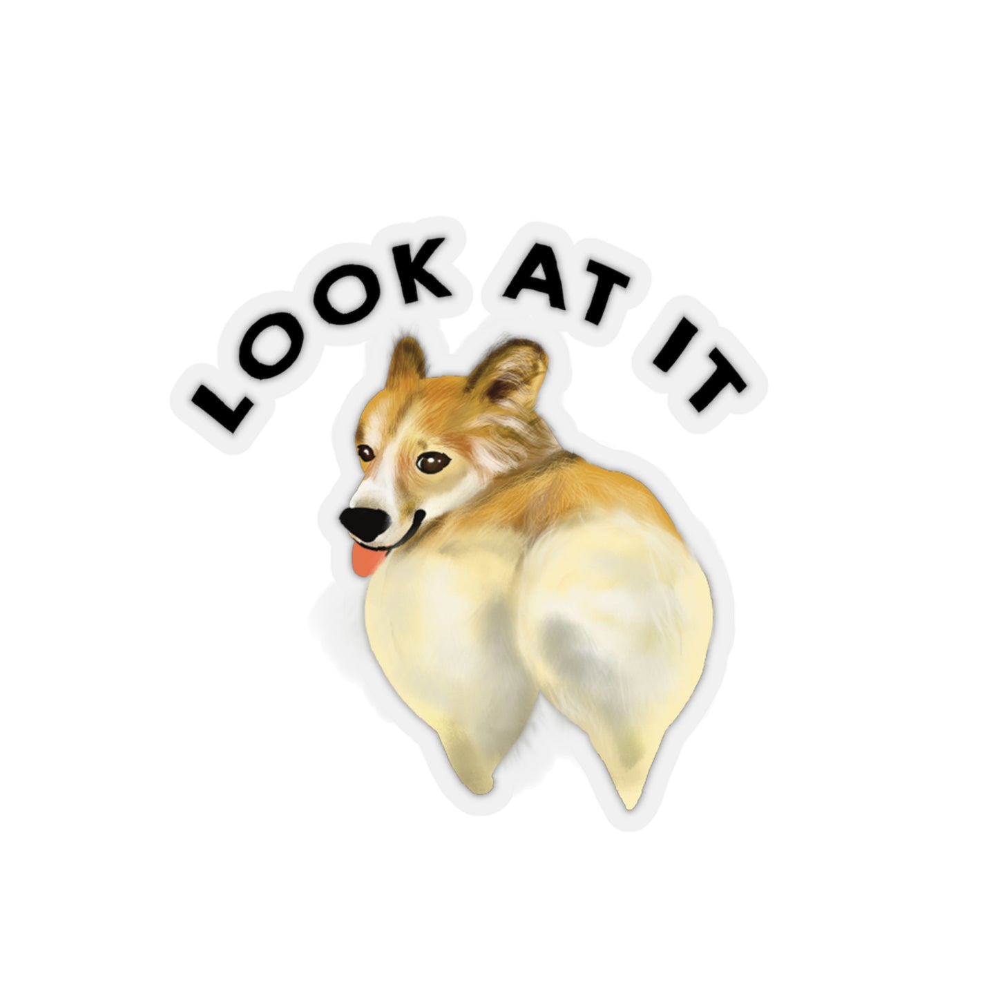 Funny Corgi Lover Sticker