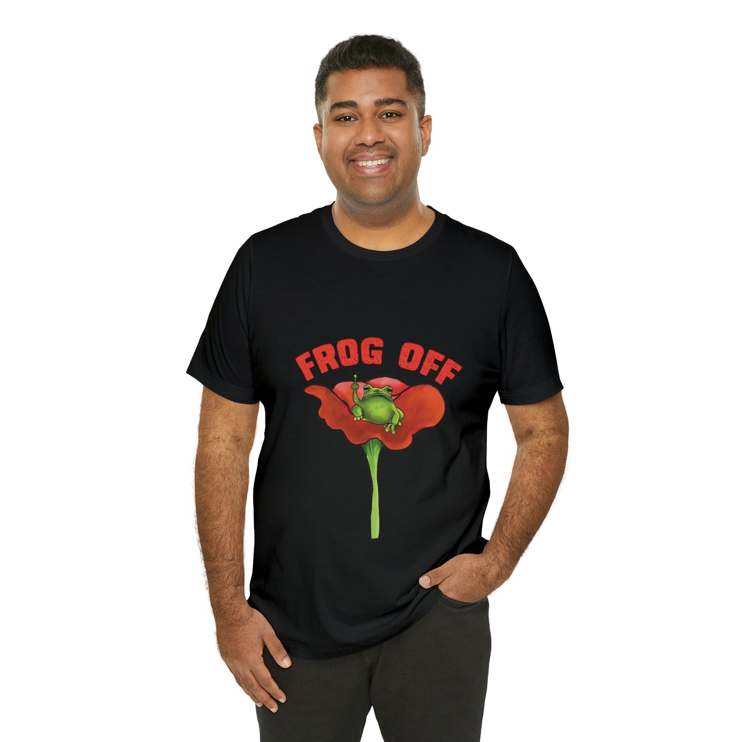Cute Funny Frog Off T Shirt, funny Graphic Tee, Cute Funny Grumpy Frog, Frog Toad Aesthetic, Cute frogcore funny pun frog offf