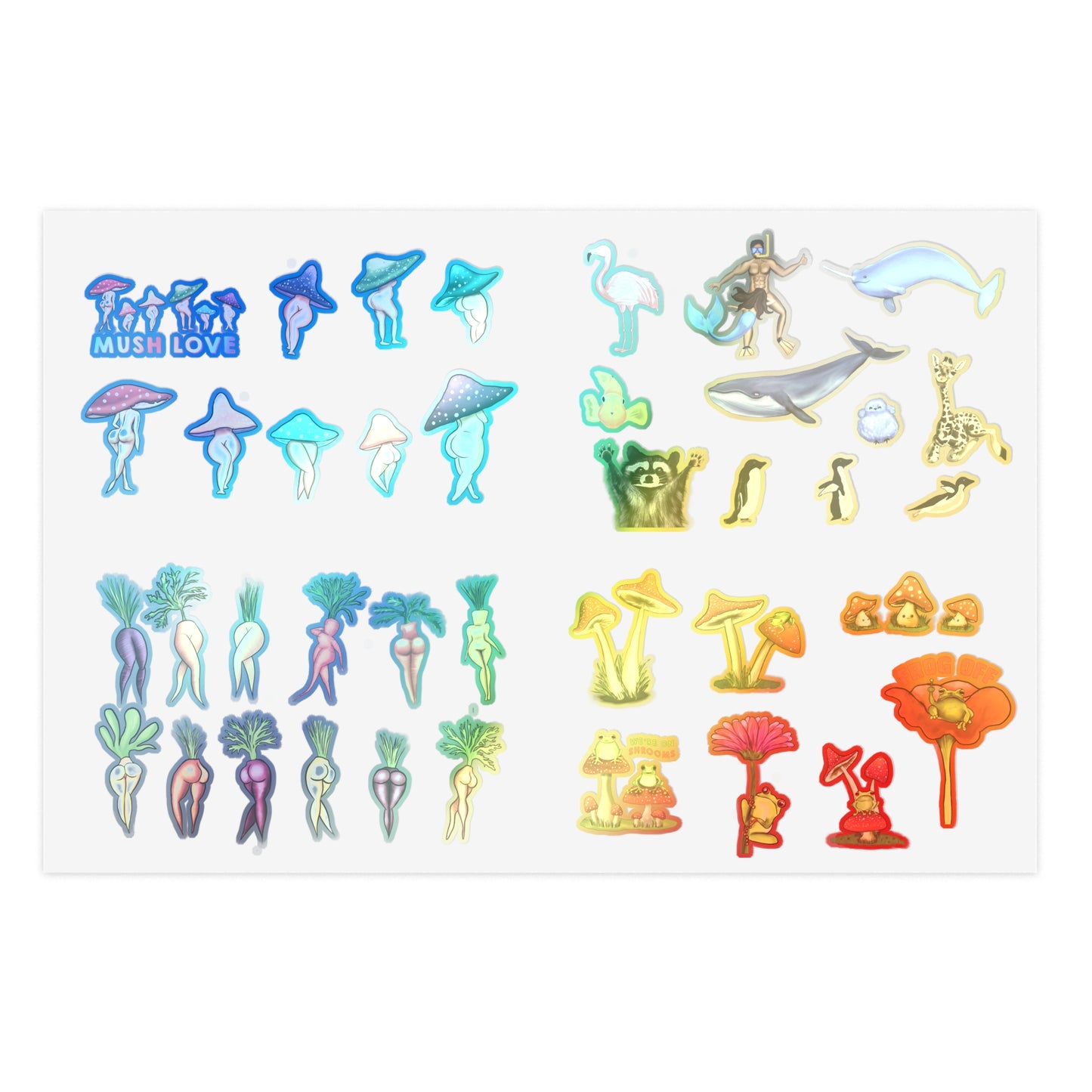 Random Assortment of Fun Sticker Sheet