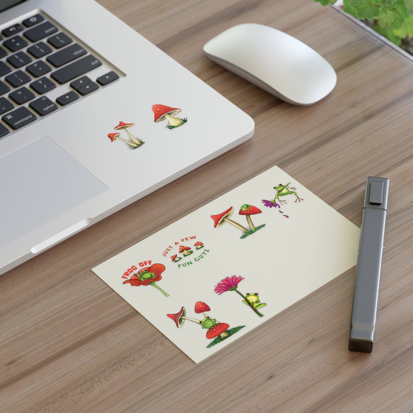 Frog And Shroom Sticker Sheet