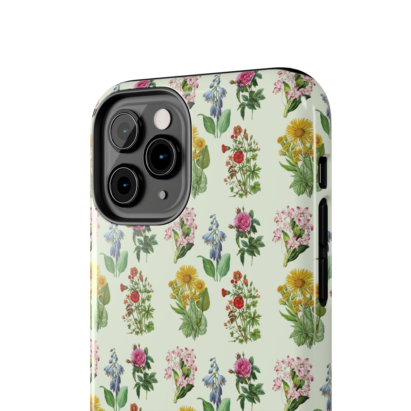 Pretty Floral Phone Case, Cute Vintage Antique Flower Phone case, sunflower Rose 19th century painting Phone Case Pattern