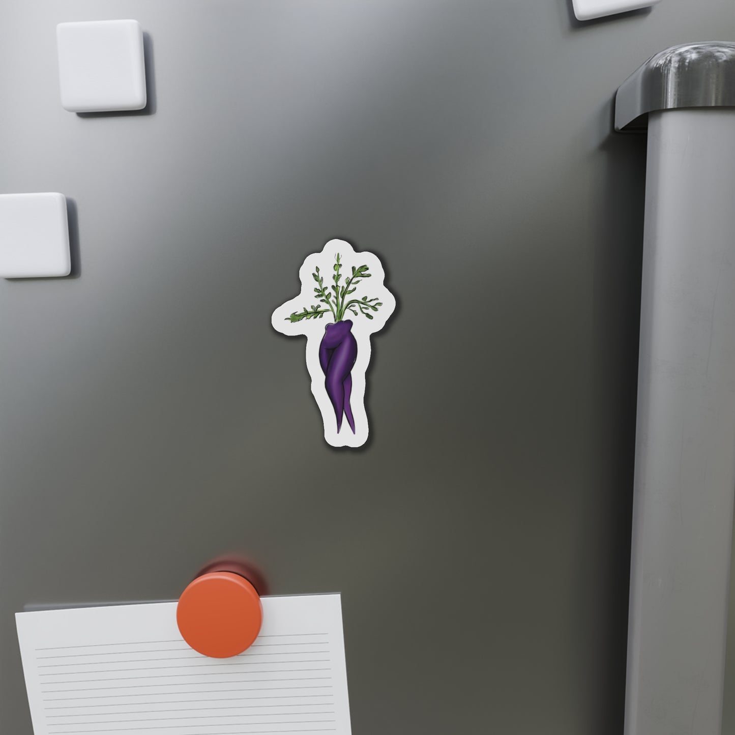 Sexy Purple Carrot Fridge Magnet