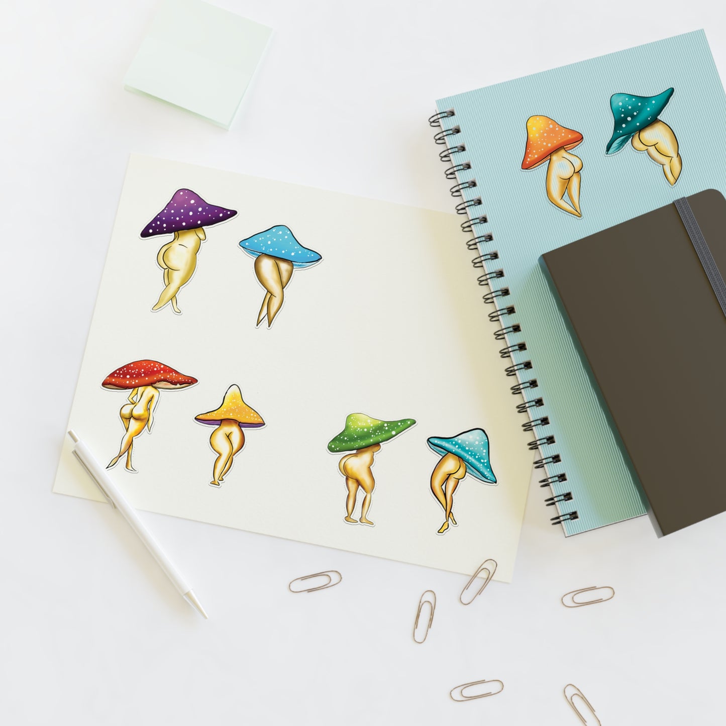 Shroom Ladies Sticker Sheet
