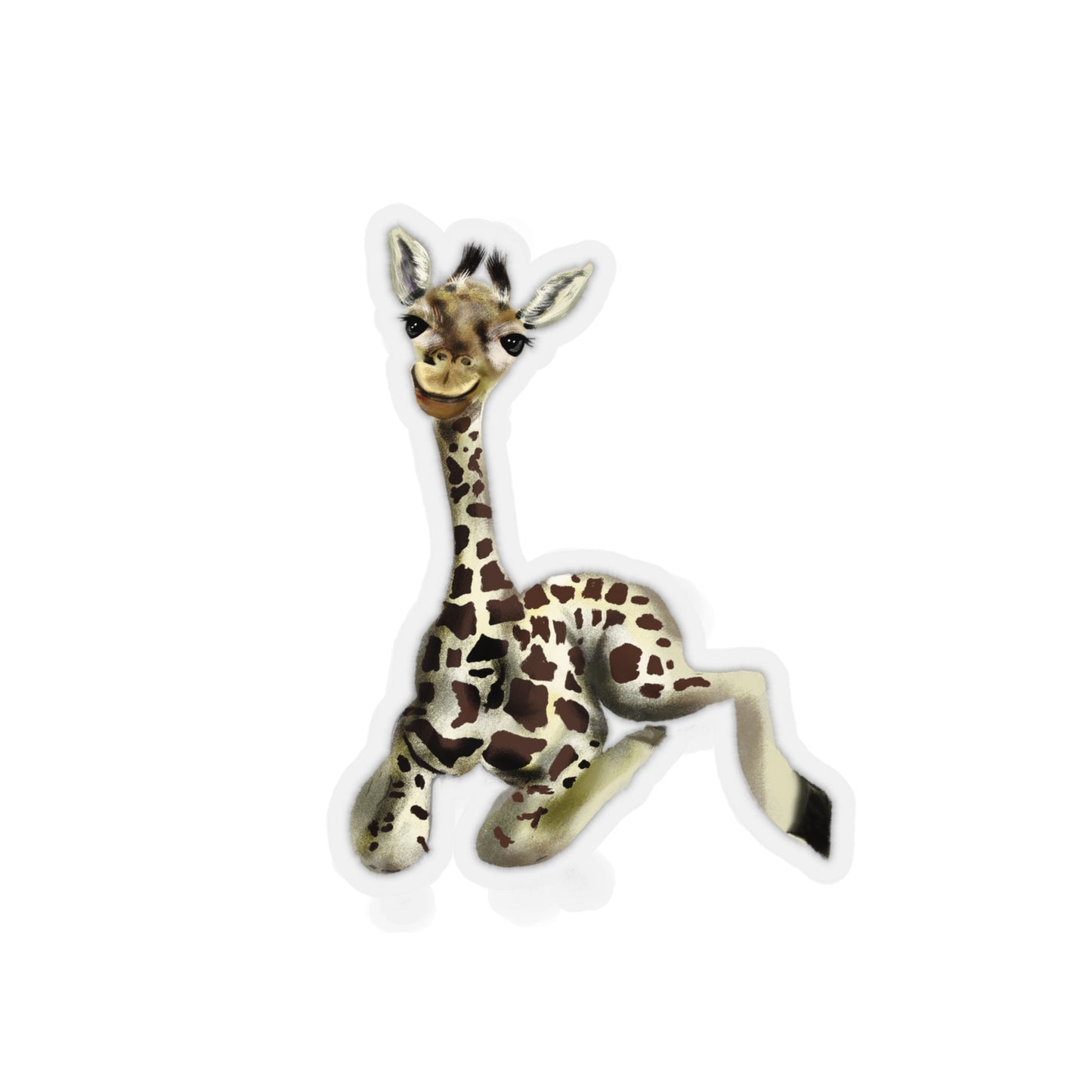 Cute Baby Giraffe Sticker