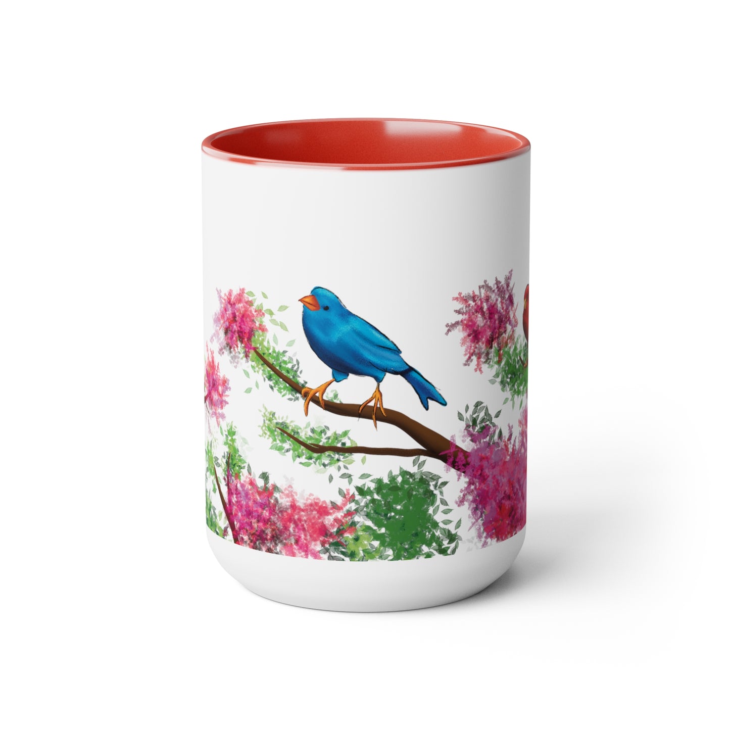 Colorful Birds and Flowers Mug