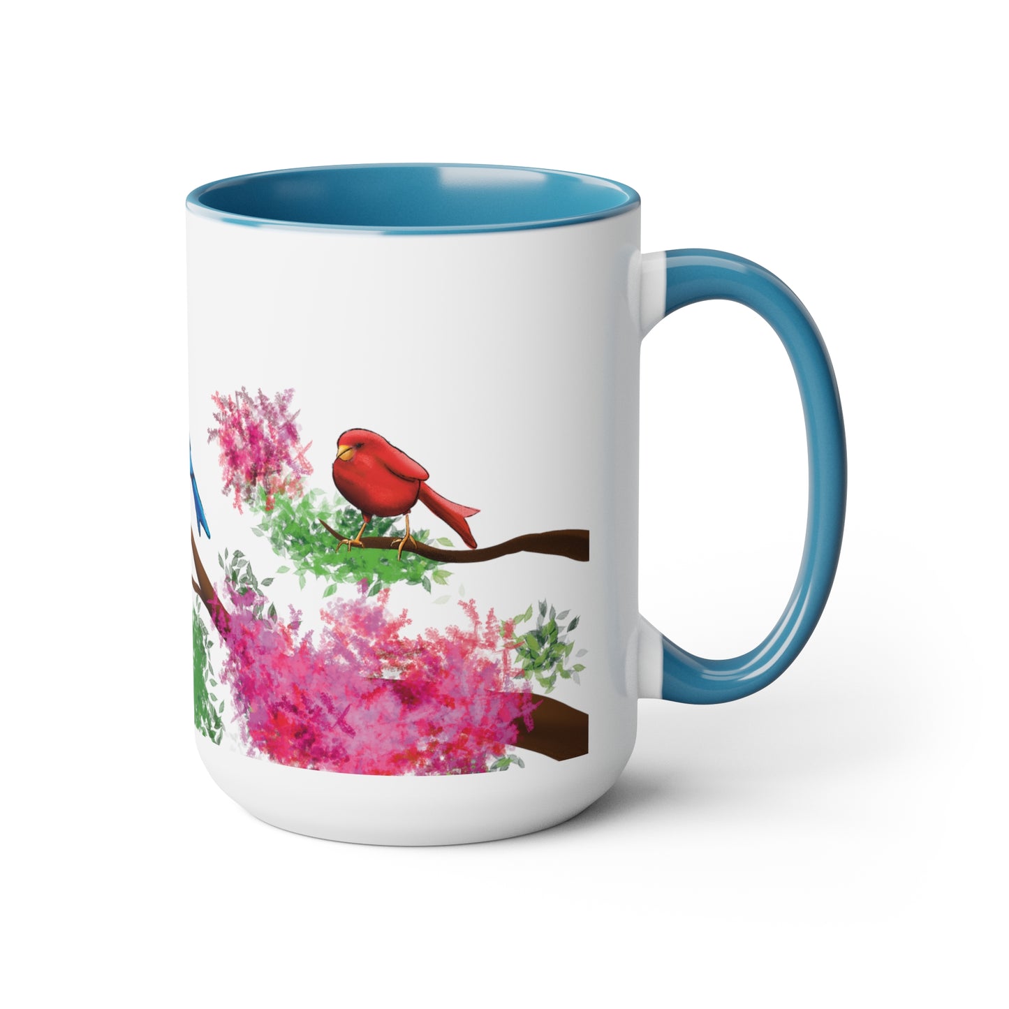 Colorful Birds and Flowers Mug