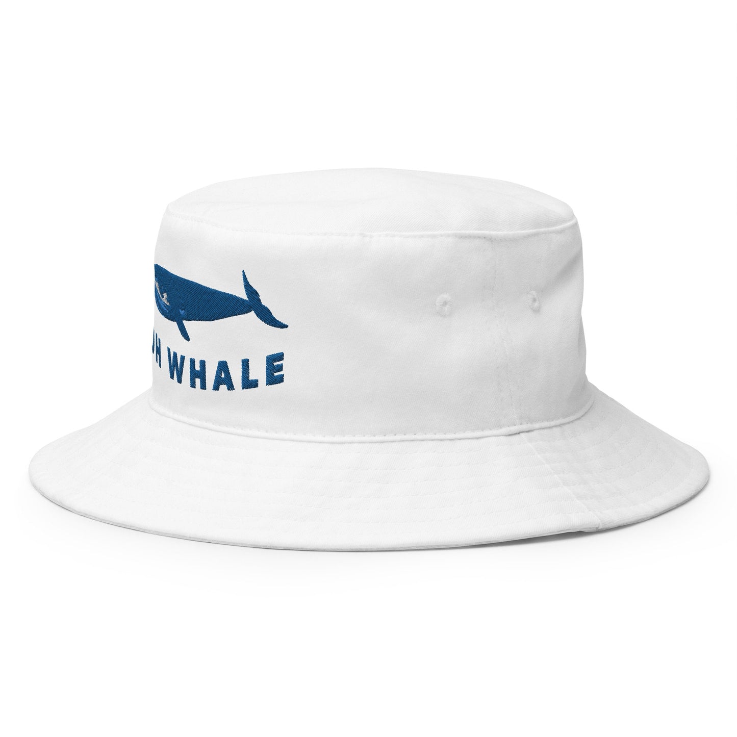Bucket Hat Oh Whale Pun, Funny Blue Whale Bucket hat, Cute Summer blue whale hat, Funny Lovely Summer Bucket hat
