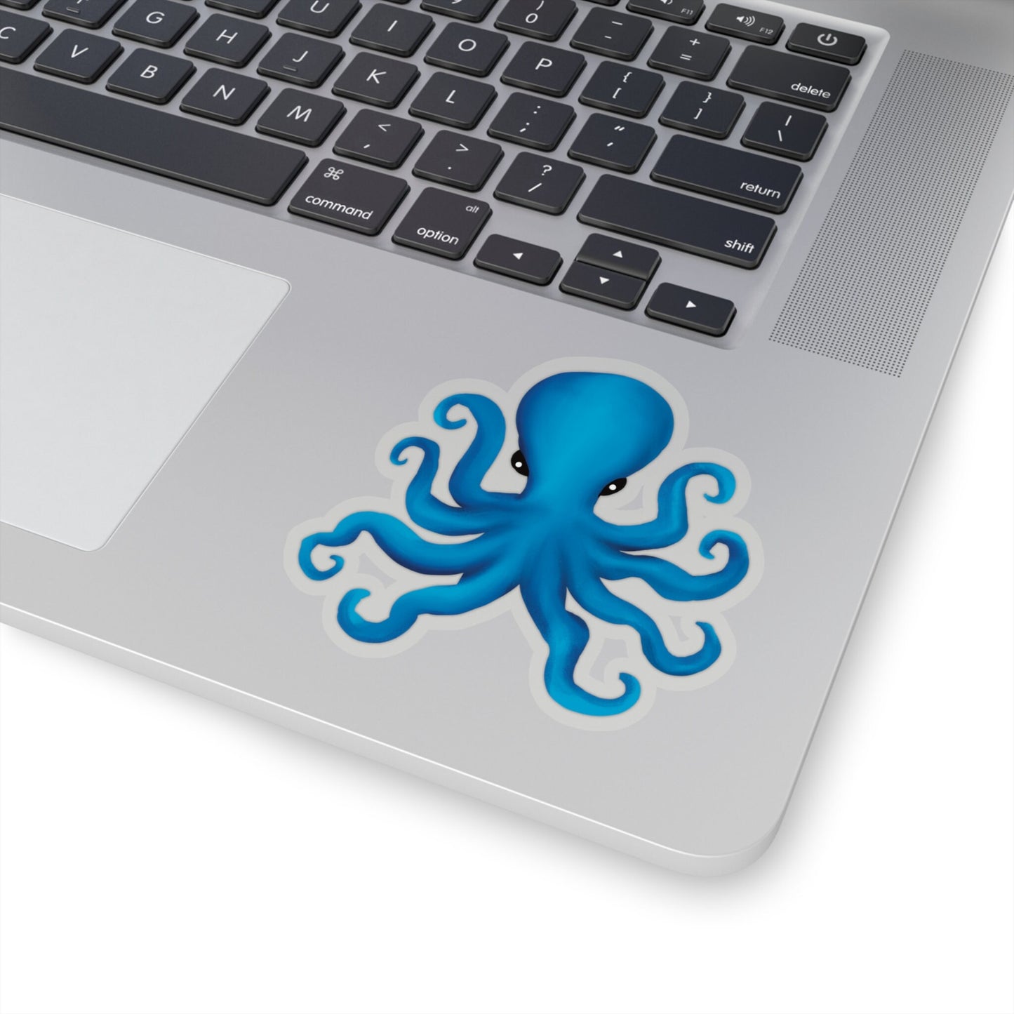 Blue Octopus Sticker, Cute pretty marine life ocean animal sticker for animal lover, Octopus Lover, unique cool fun pretty sticker, cool fun