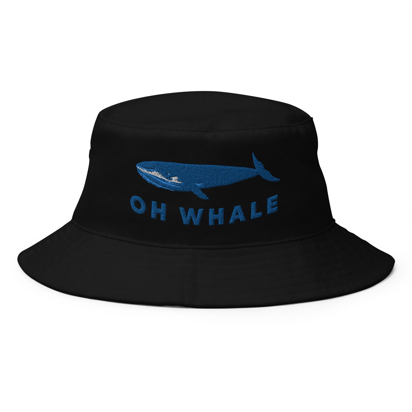 Bucket Hat Oh Whale Pun, Funny Blue Whale Bucket hat, Cute Summer blue whale hat, Funny Lovely Summer Bucket hat