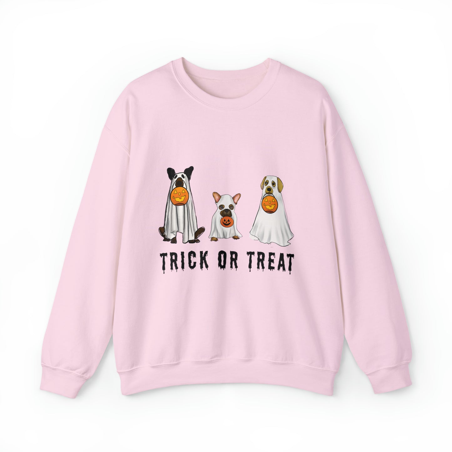 Cute Halloween Dog Sweatshirt, Halloween ghost dog sweatshirt, women's fall gift sweatshirt, fall decor cute halloween gift idea, ghost dog