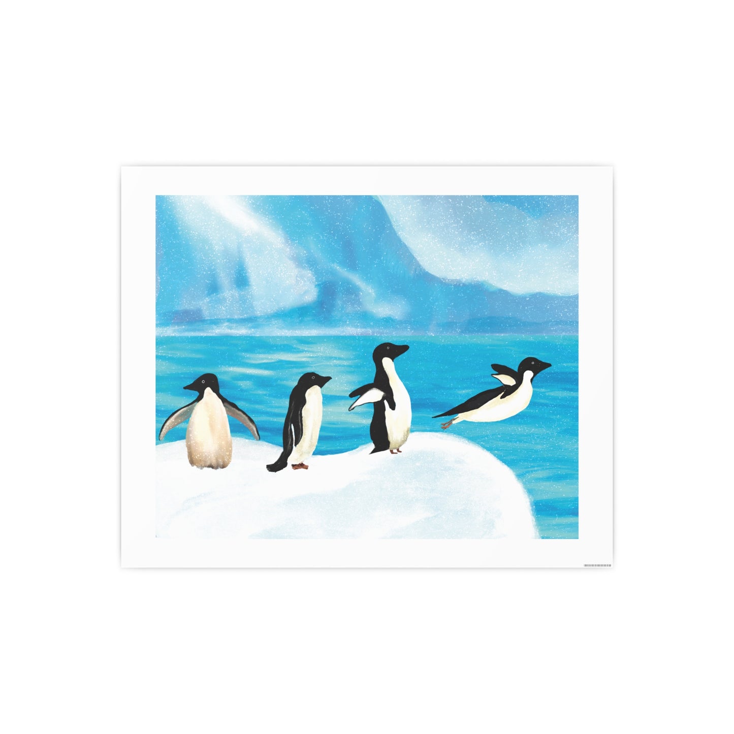 Antarctica Penguins Jumping