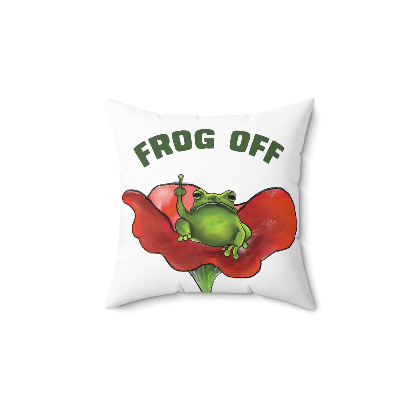 Frog OFF Pillow