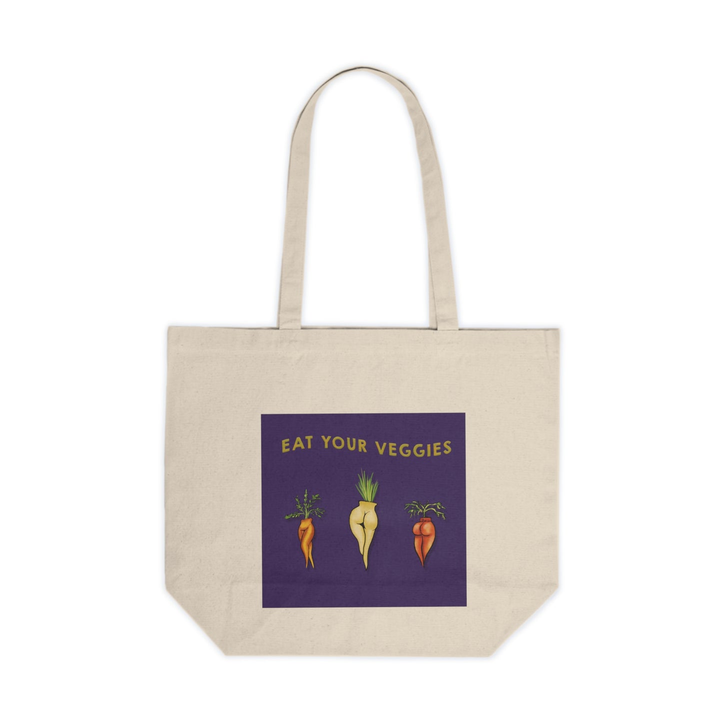 Sexy Veggie Canvas Shopping Tote