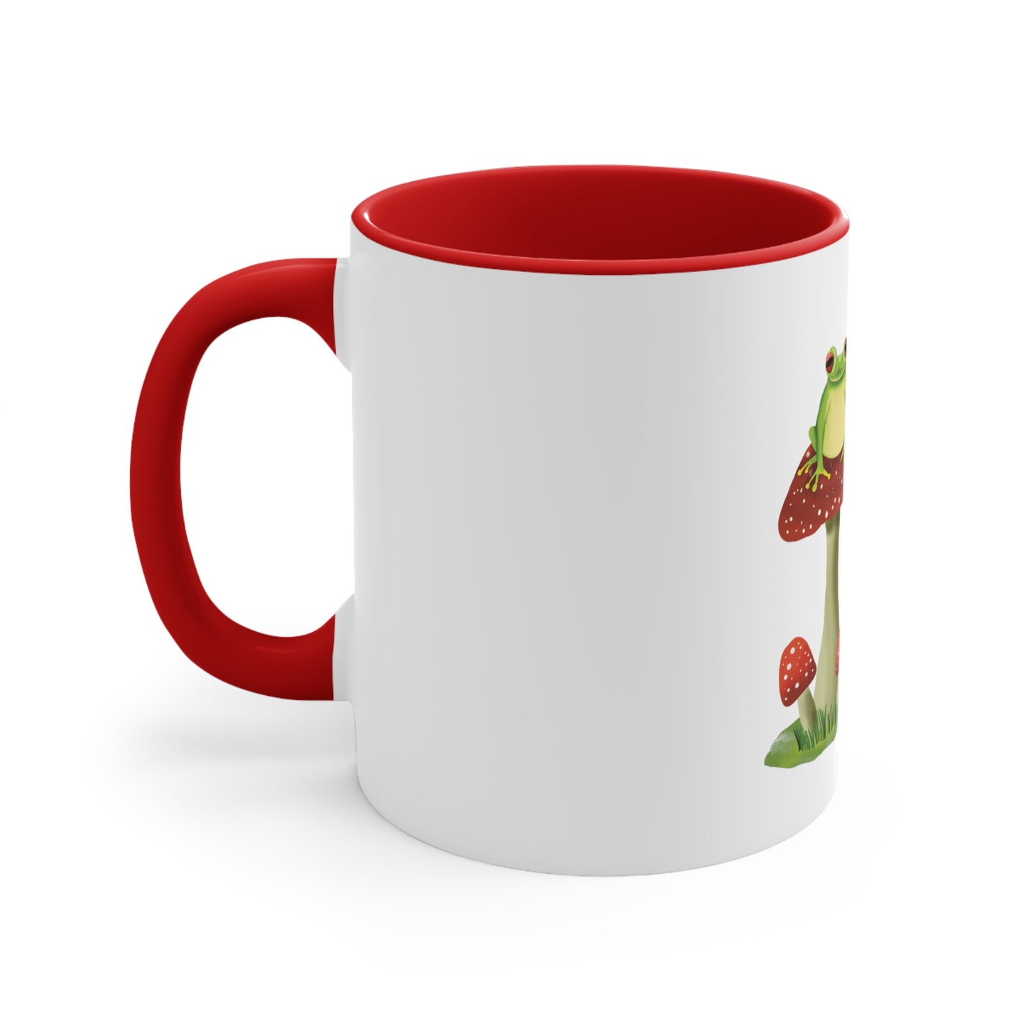 Cute Mushroom Frog Mug