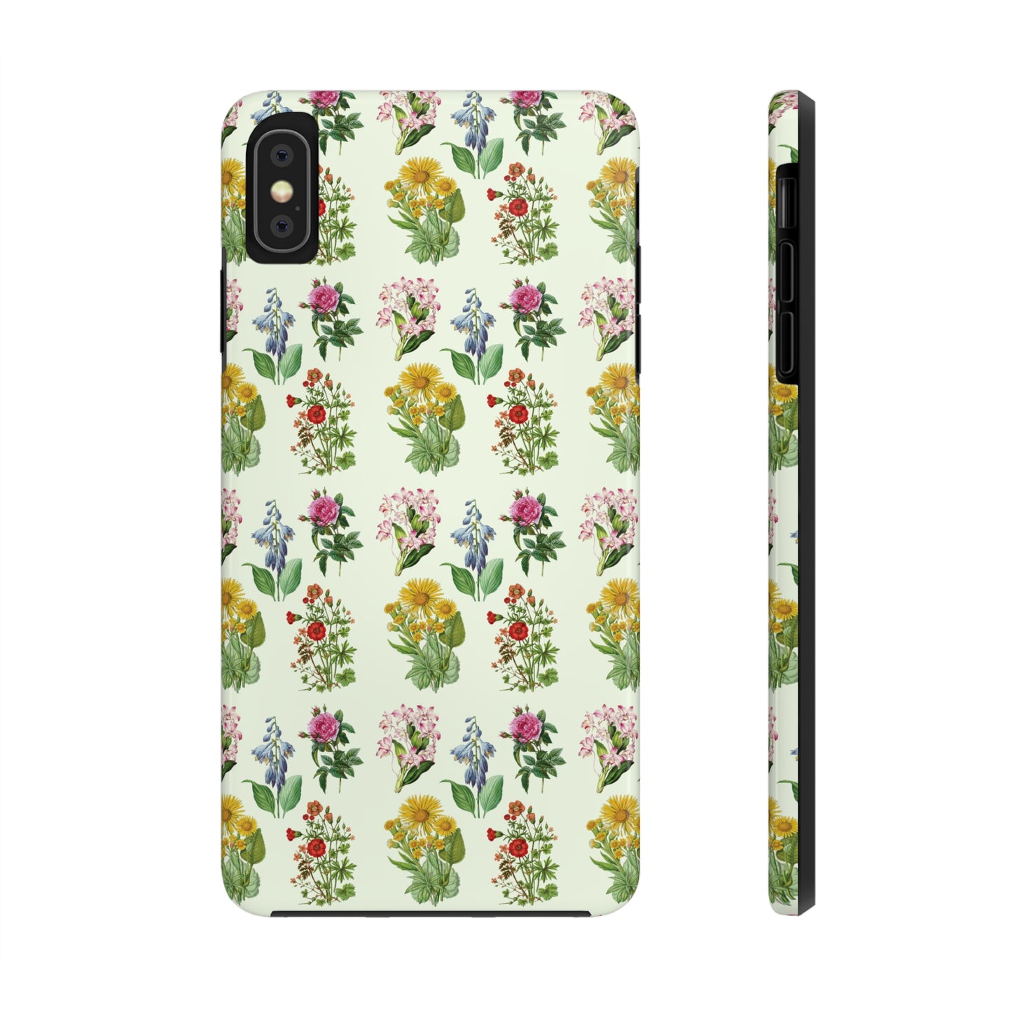 Pretty Floral Phone Case, Cute Vintage Antique Flower Phone case, sunflower Rose 19th century painting Phone Case Pattern