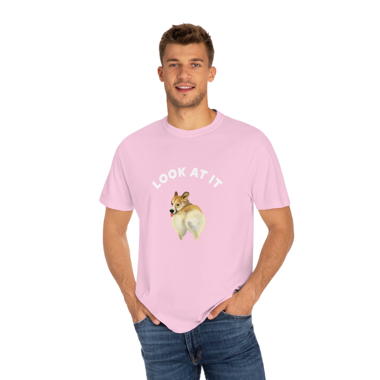 Corgi Butt T Shirt for corgi pet owner, Cute Funny Corgi Butt