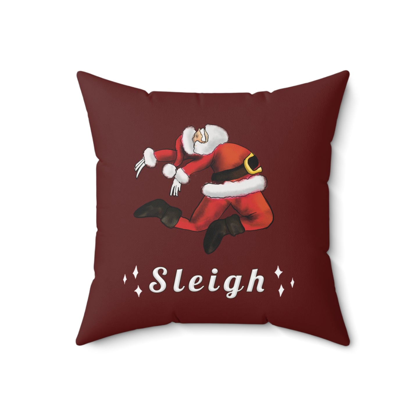 Funny Dancing Santa Christmas Pillow, seasonal decor pillow, Christmas santa pillow, ballet santa, home decorations christmas, cute holiday decor, christmas home decor