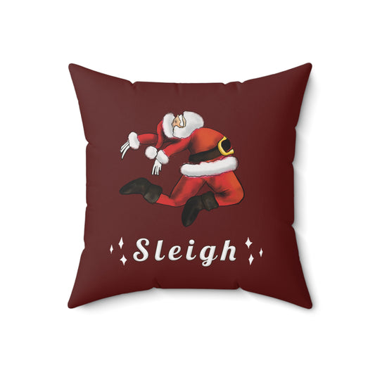 Funny Dancing Santa Christmas Pillow, seasonal decor pillow, Christmas santa pillow, ballet santa, home decorations christmas, cute holiday decor, christmas home decor