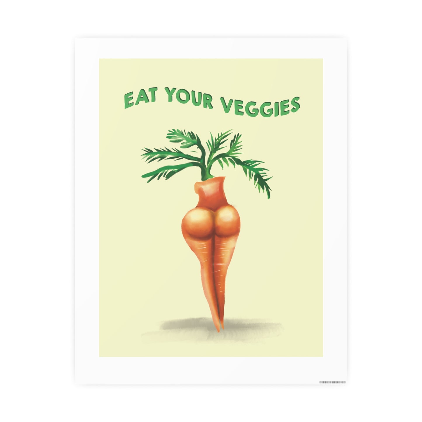 Eat Your Veggies Art Poster