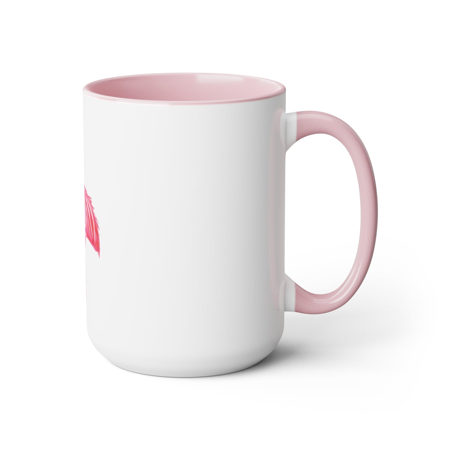 Pink Flamingo Mug, 15 oz