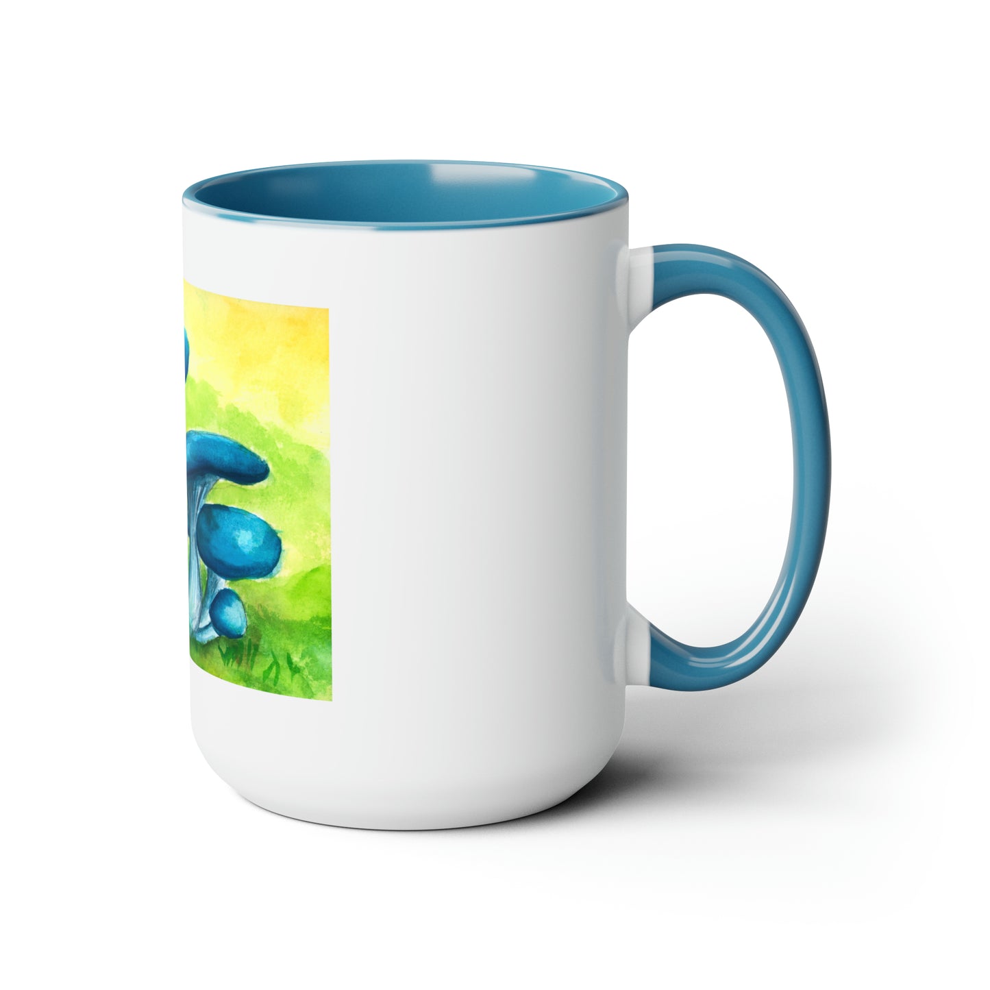 Two-Tone Coffee Mugs, 15oz